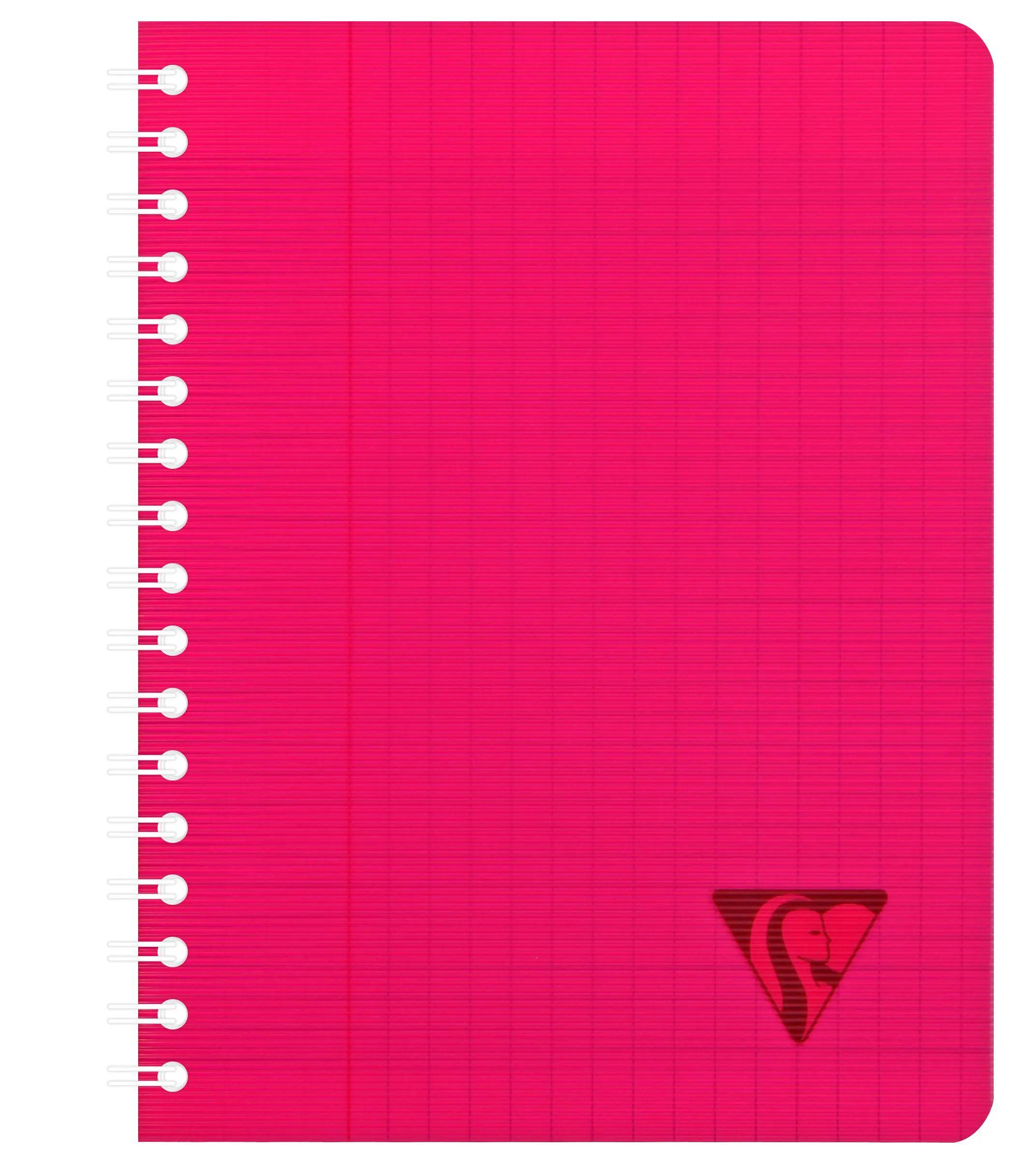 Clairefontaine 10x Notizheft 17x22cm, 50 Bl 90g FR Lineatur, PP Sortiert 328715C