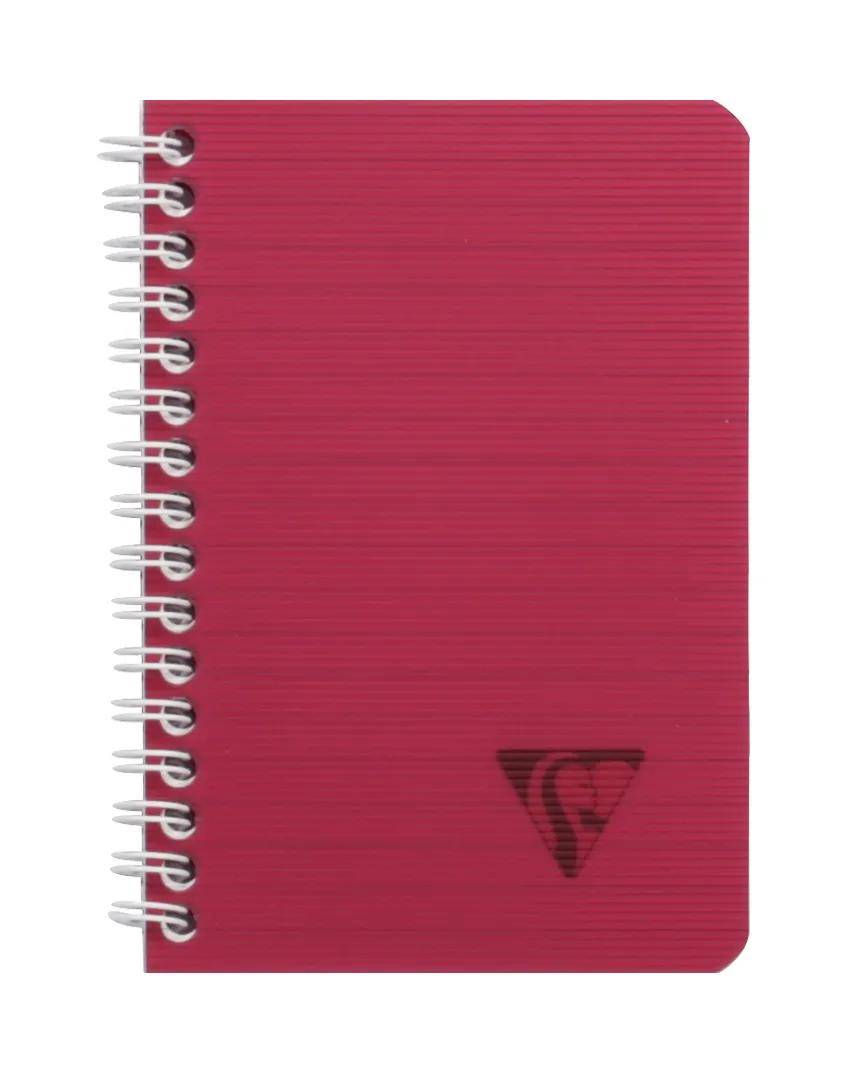 Clairefontaine 10x Doppelspiralbuch 9x14cm 50 Blatt liniert sortiert 329526C