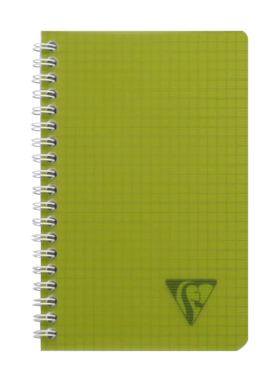Clairefontaine 10x Spiralheft 11x17cm 50 Blatt 90g kariert sortiert 329535C