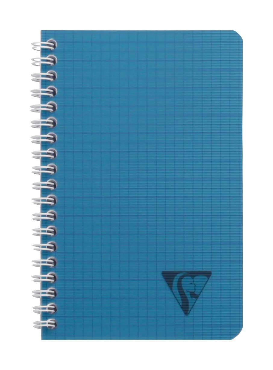 Clairefontaine 10x Spiralheft 11x17cm 50 Blatt 90g kariert sortiert 329535C