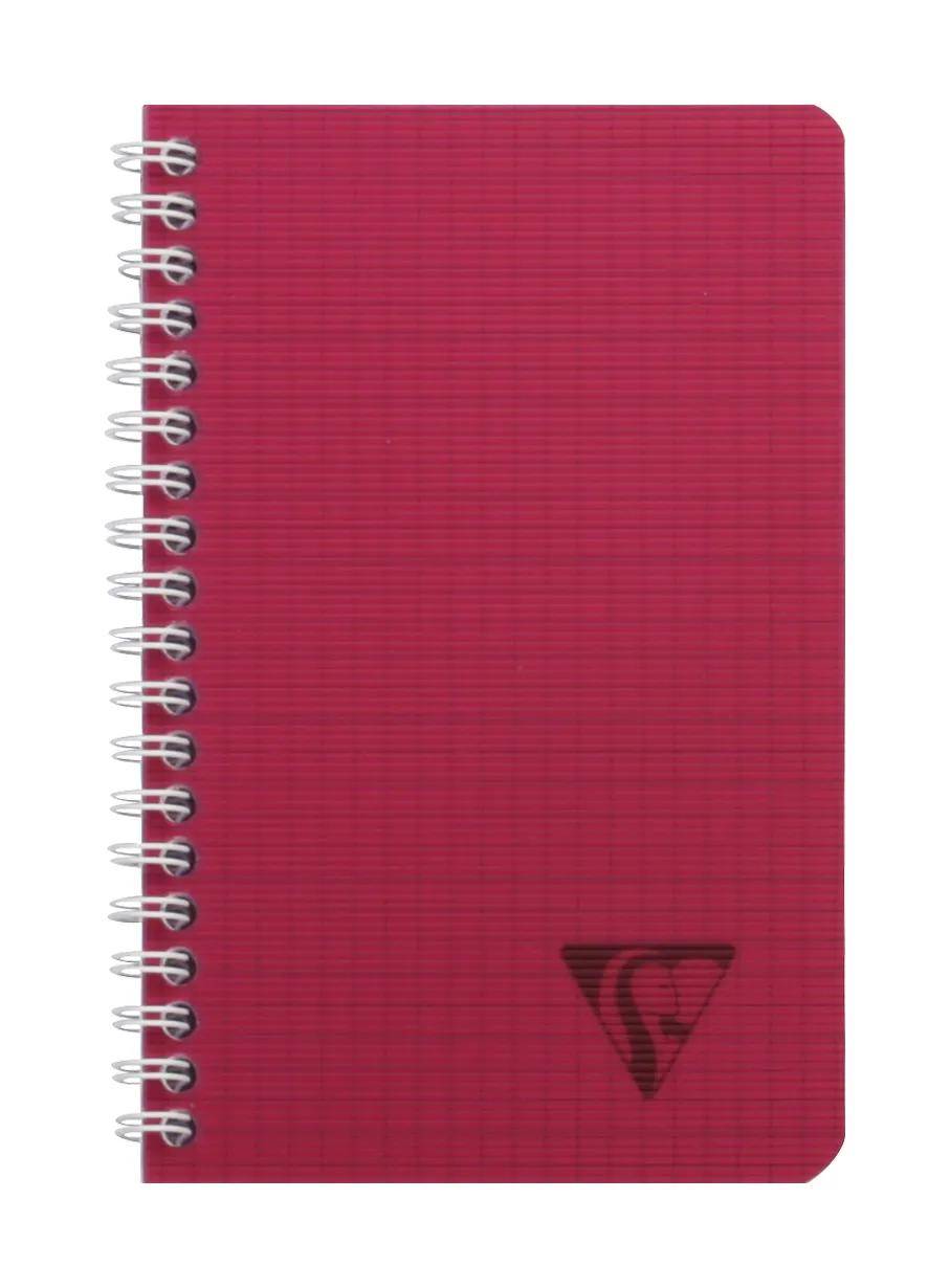 Clairefontaine 10x Spiralheft 11x17cm 50 Blatt 90g kariert sortiert 329535C