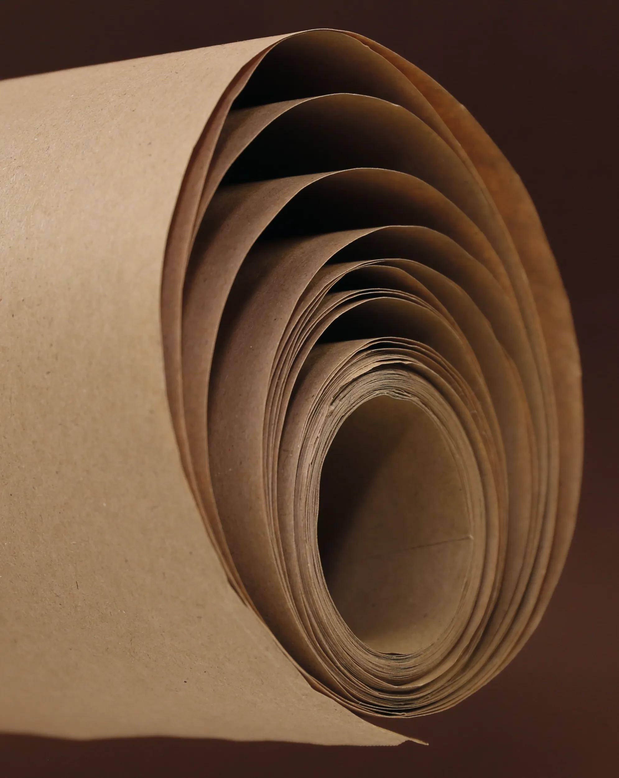 Clairefontaine 15x RC Kraftpapier braun 70g Rolle 10x1m Kartonbraun 395071C