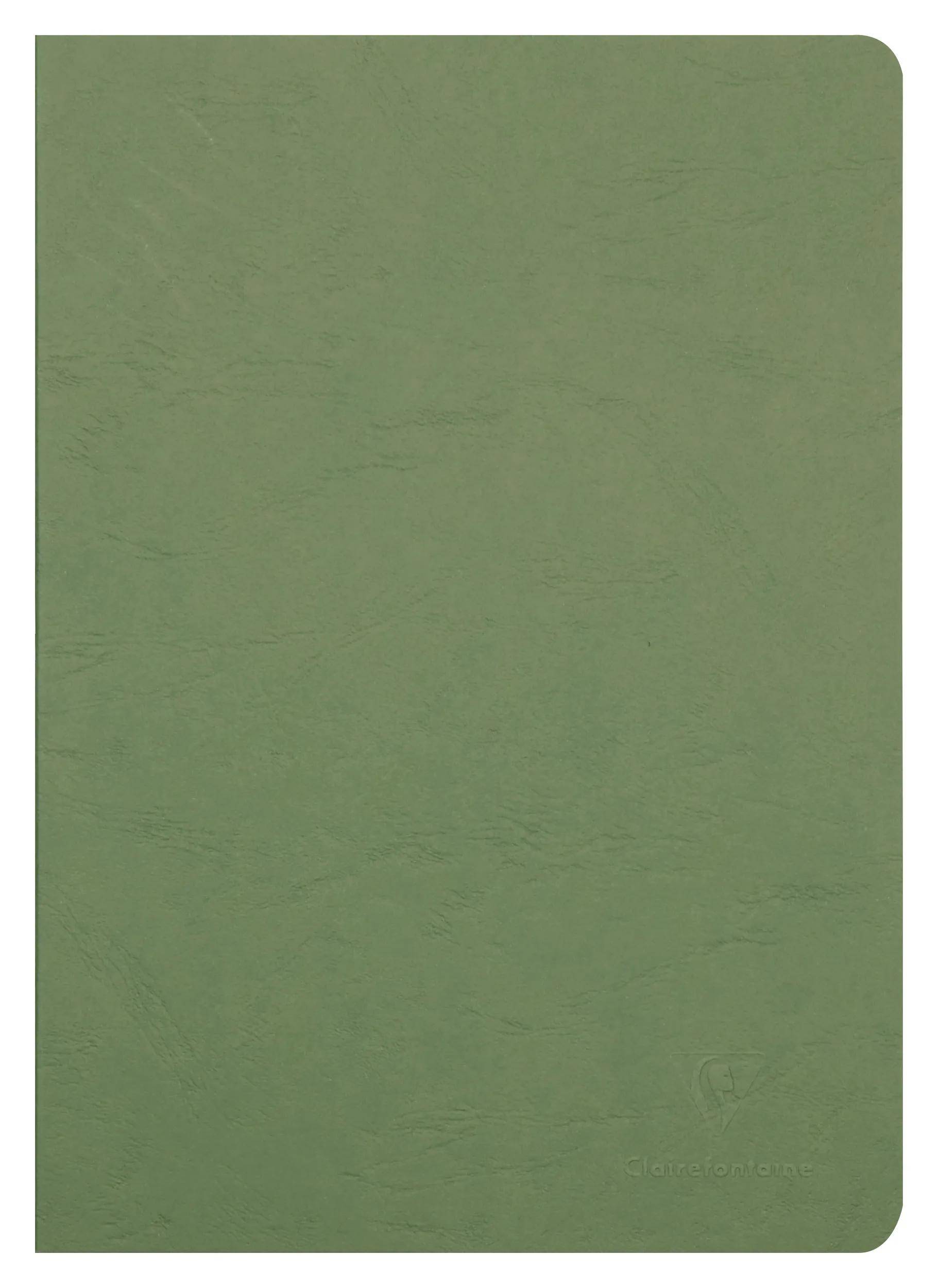 Clairefontaine 5x Age Bag Notizbuch A4, 48 Blatt blanko Grün 733003C