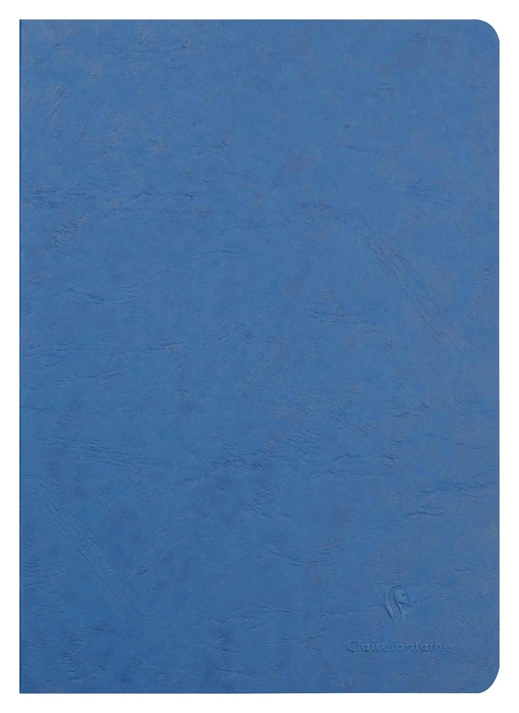 Clairefontaine 5x Age Bag Notizbuch A4, 48 Blatt liniert mit Rand Blau 733064C