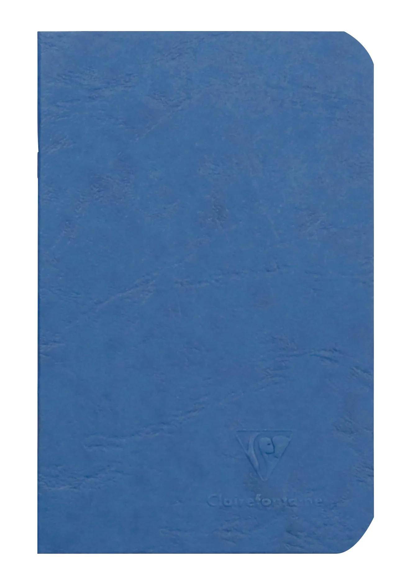 Clairefontaine 5x Age Bag Notizbuch 9x14cm 48 Blatt 90g blanko Blau 734104C