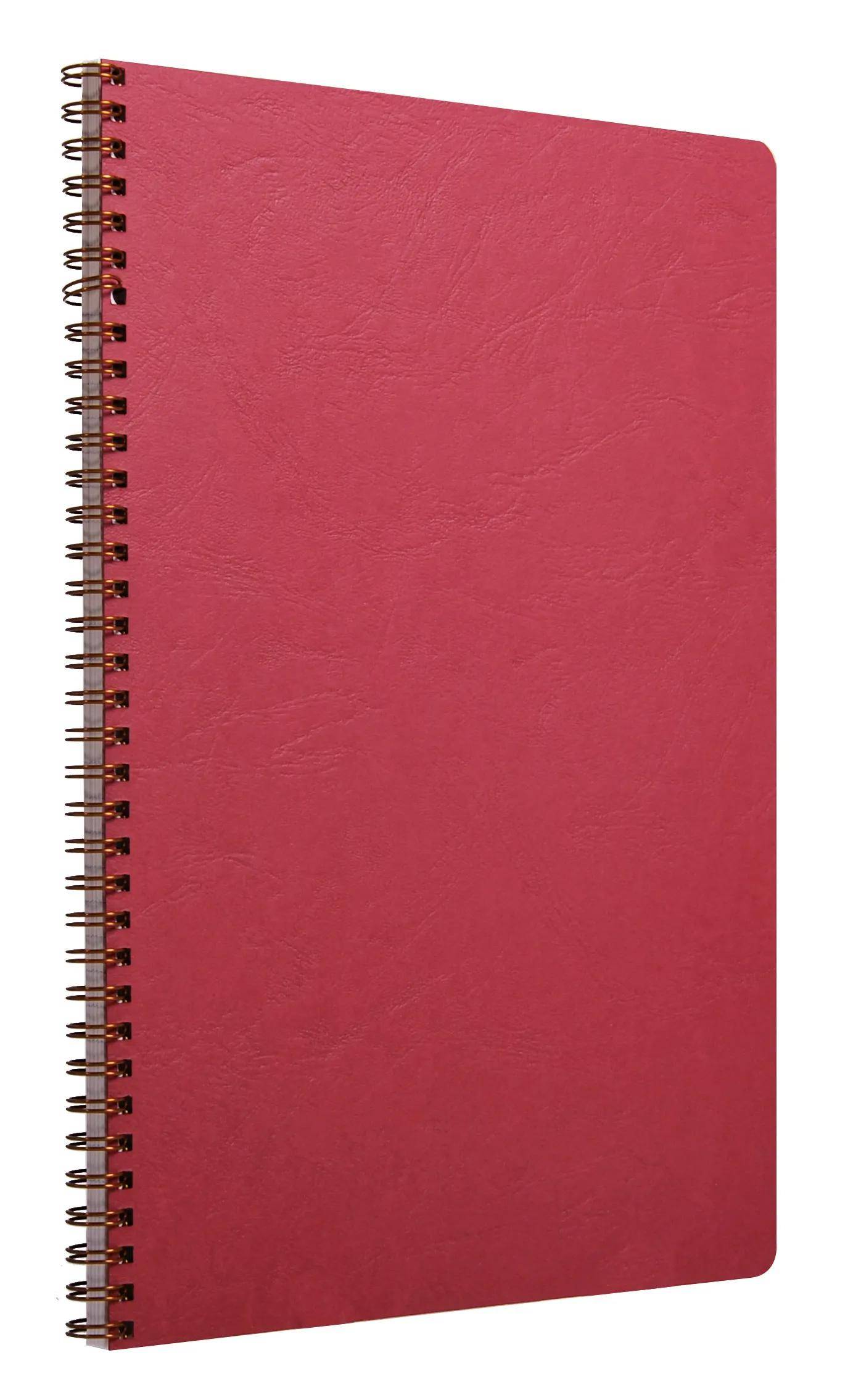Clairefontaine 5x Spiralbuch Age Bag A4 kariert 50 Blatt - Rot 781420C