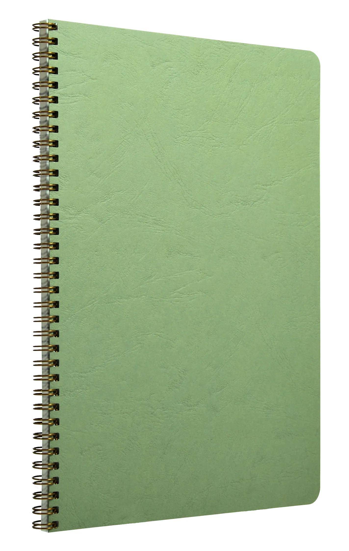 Clairefontaine 5x Spiralbuch Age Bag A4 kariert 50 Blatt - Grün 781423C