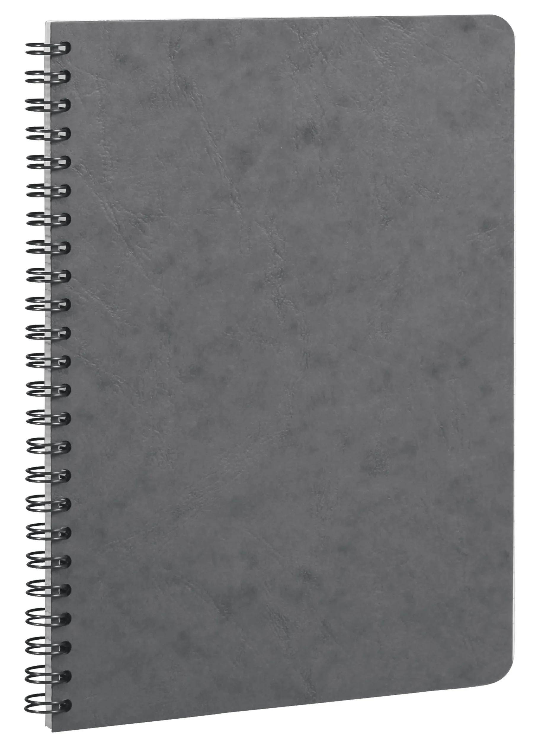 Clairefontaine 5x Spiralbuch Age Bag A5 liniert 50 Blatt - Grau 785365C