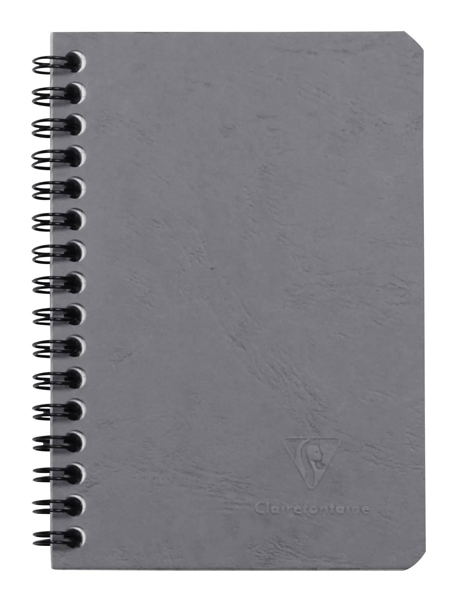 Clairefontaine 5x Notizheft Age Bag 9.5x14cm liniert 50 Blatt - Grau 785965C