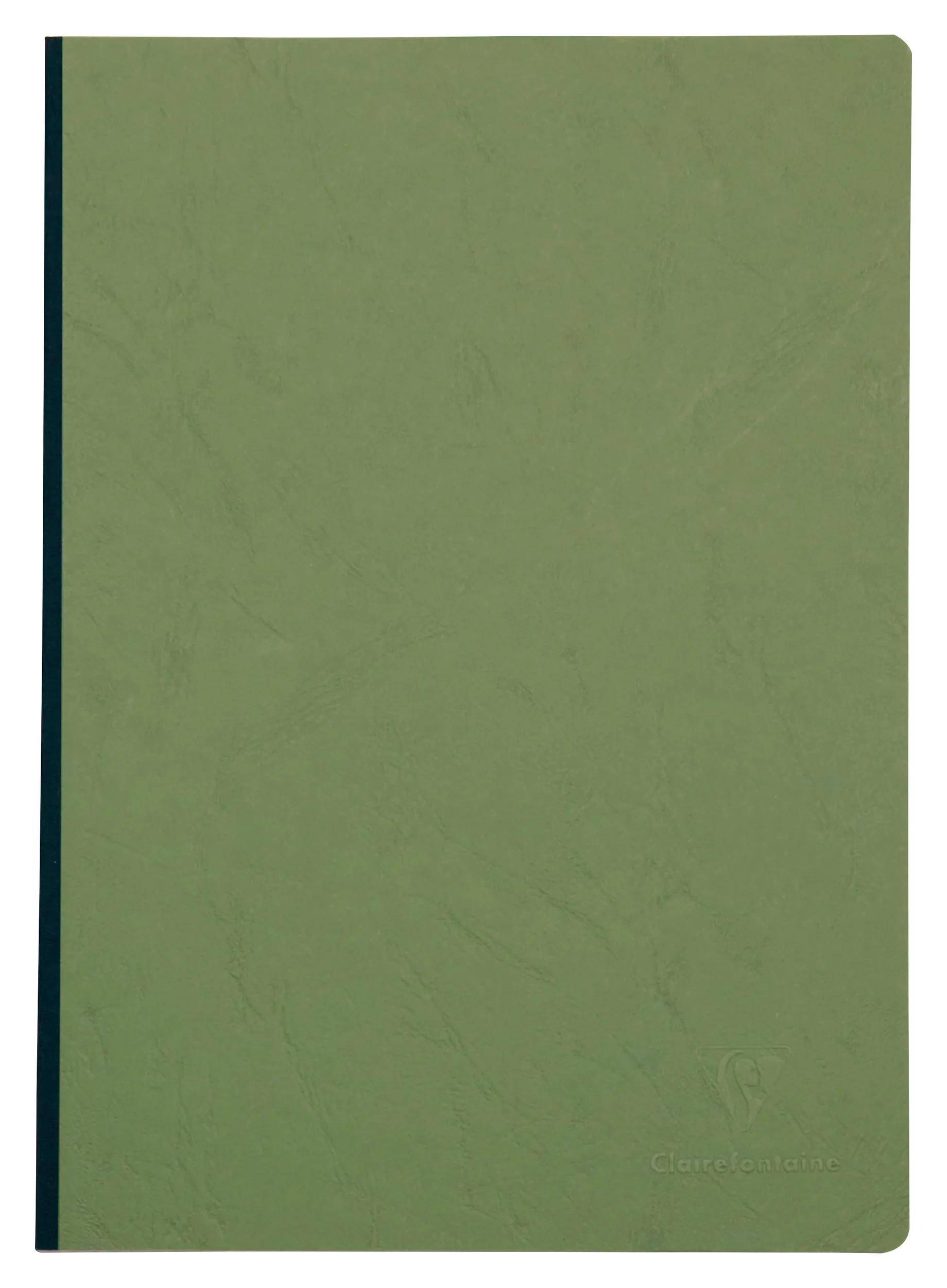 Clairefontaine 5x Notizbuch AgeBag A4 Leinen blanko 96 Blatt - Grün 791403C
