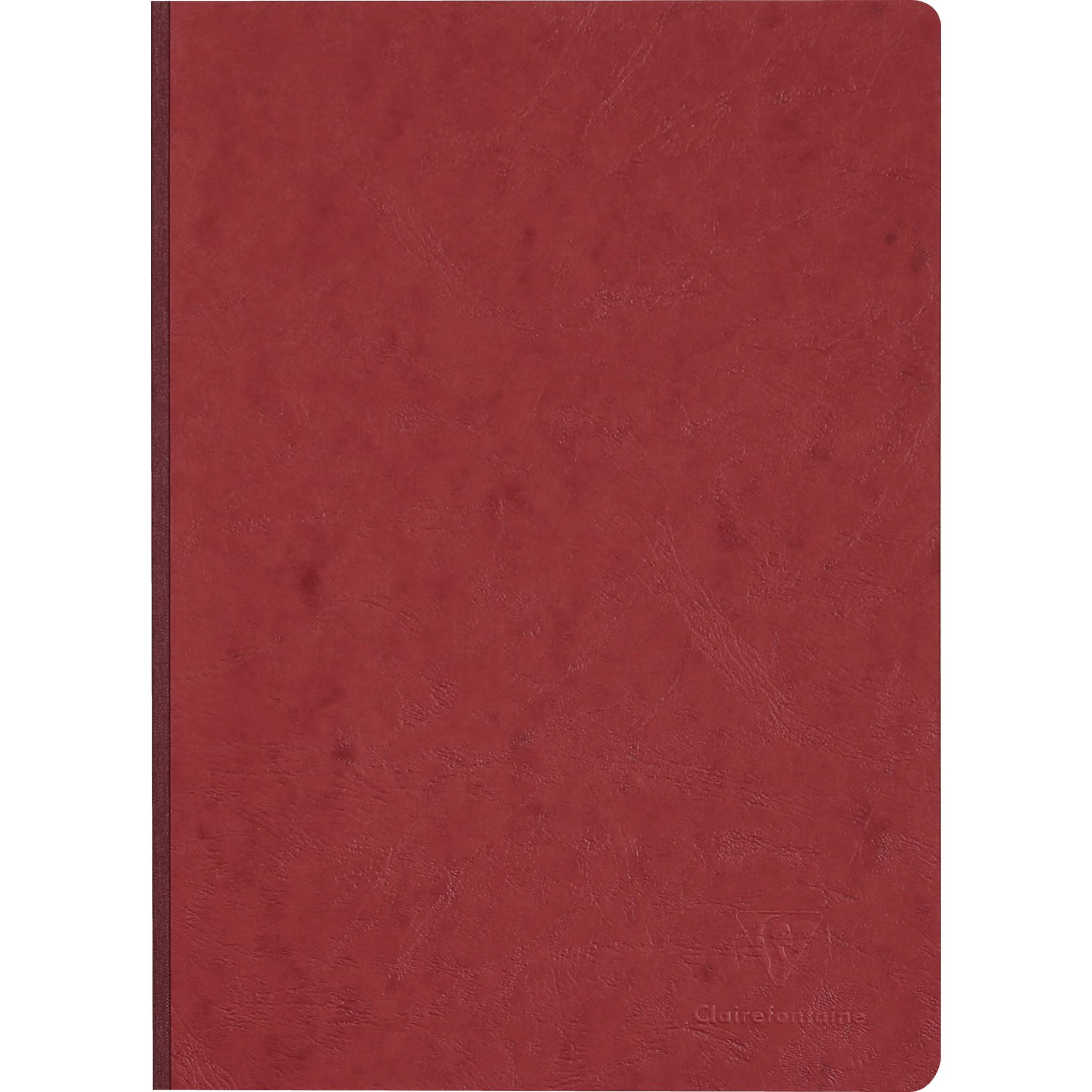 Ein einfacher roter Hardcover-Bucheinband oder Notizbucheinband ohne sichtbaren Text oder Illustration.