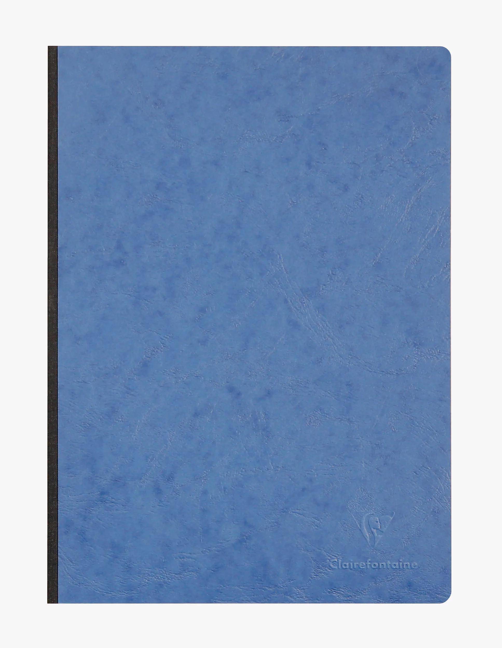 Clairefontaine 5x Notizbuch AgeBag A4 Leinen kariert 96 Blatt - Blau 791424C