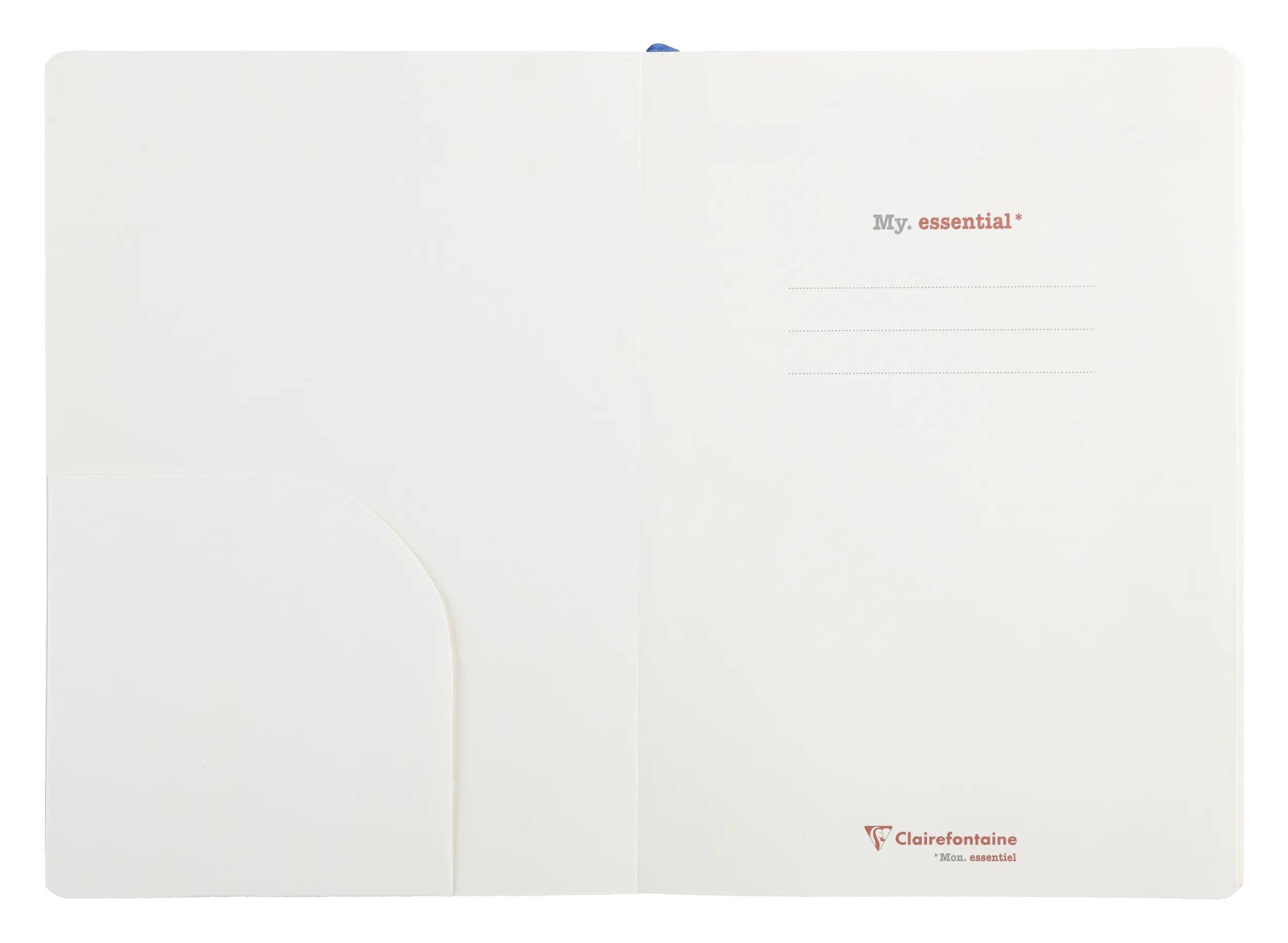 Clairefontaine 5x Notizbuch Age Bag My.Essential A5 96 Blatt Grau 793435C