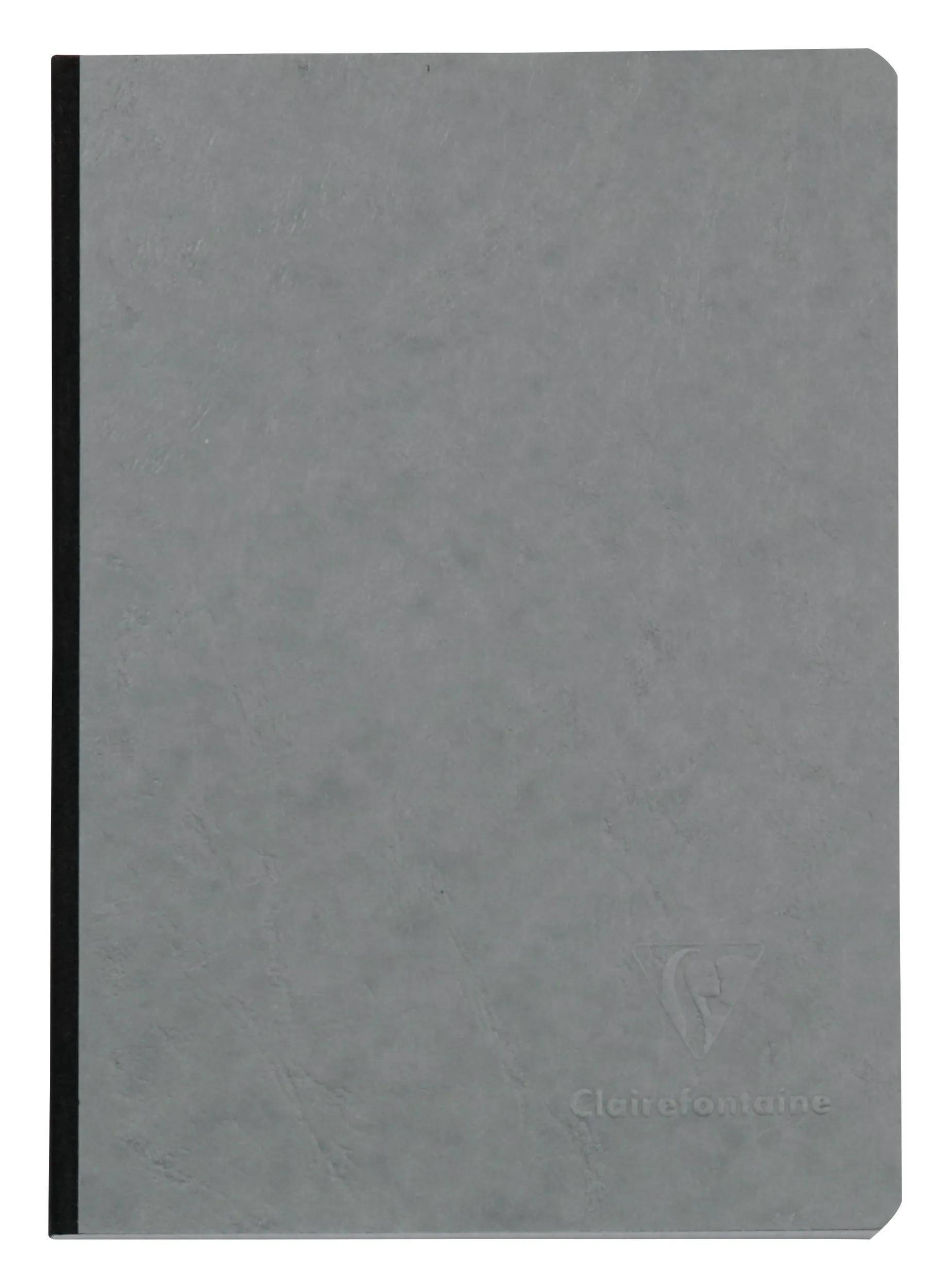 Clairefontaine 5x Notizbuch AgeBag A5 96 Blatt blanko Grau 795405C