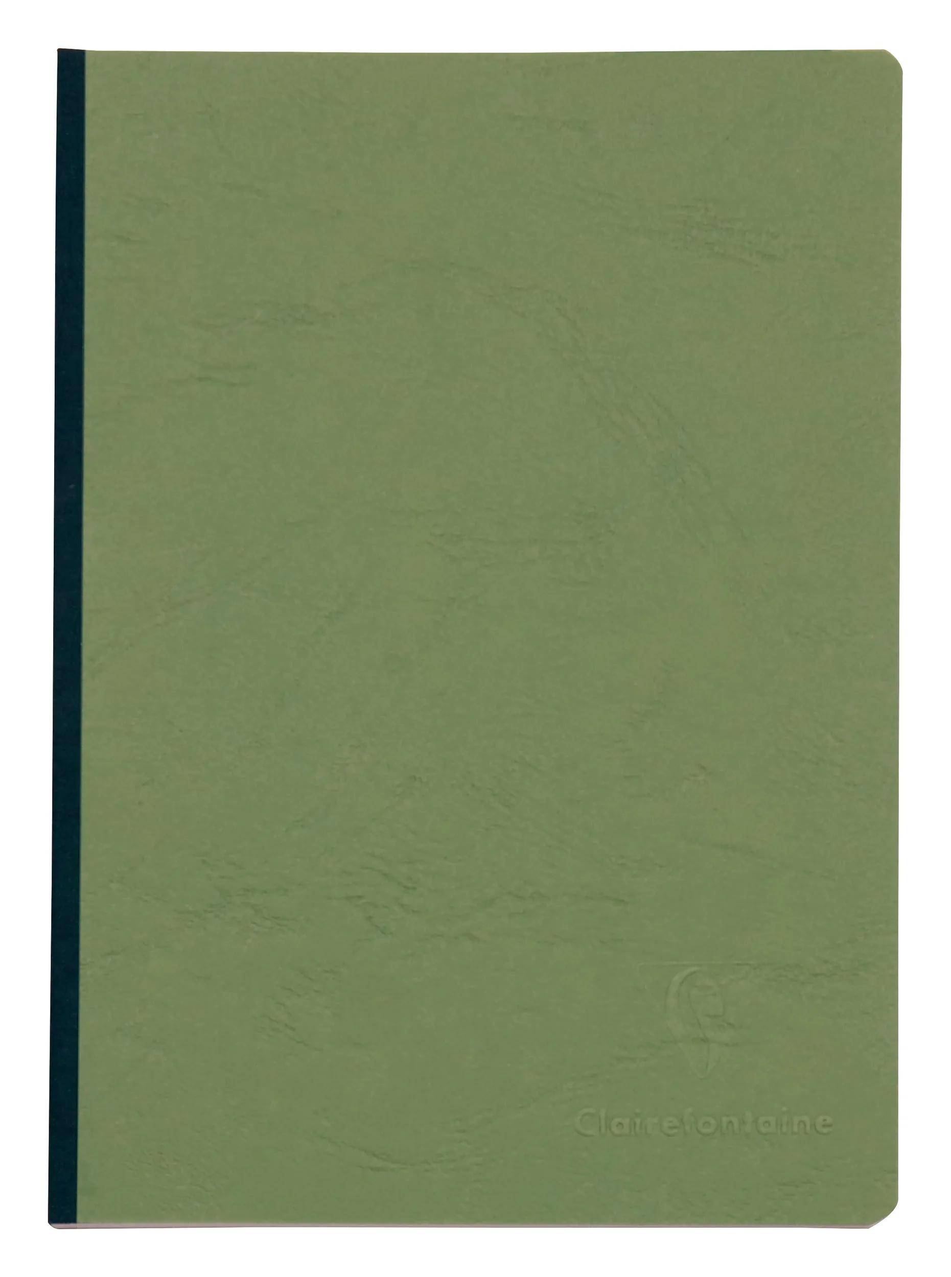 Clairefontaine 5x Notizbuch AgeBag A5 Leinen kariert 96 Blatt - Grün 795423C