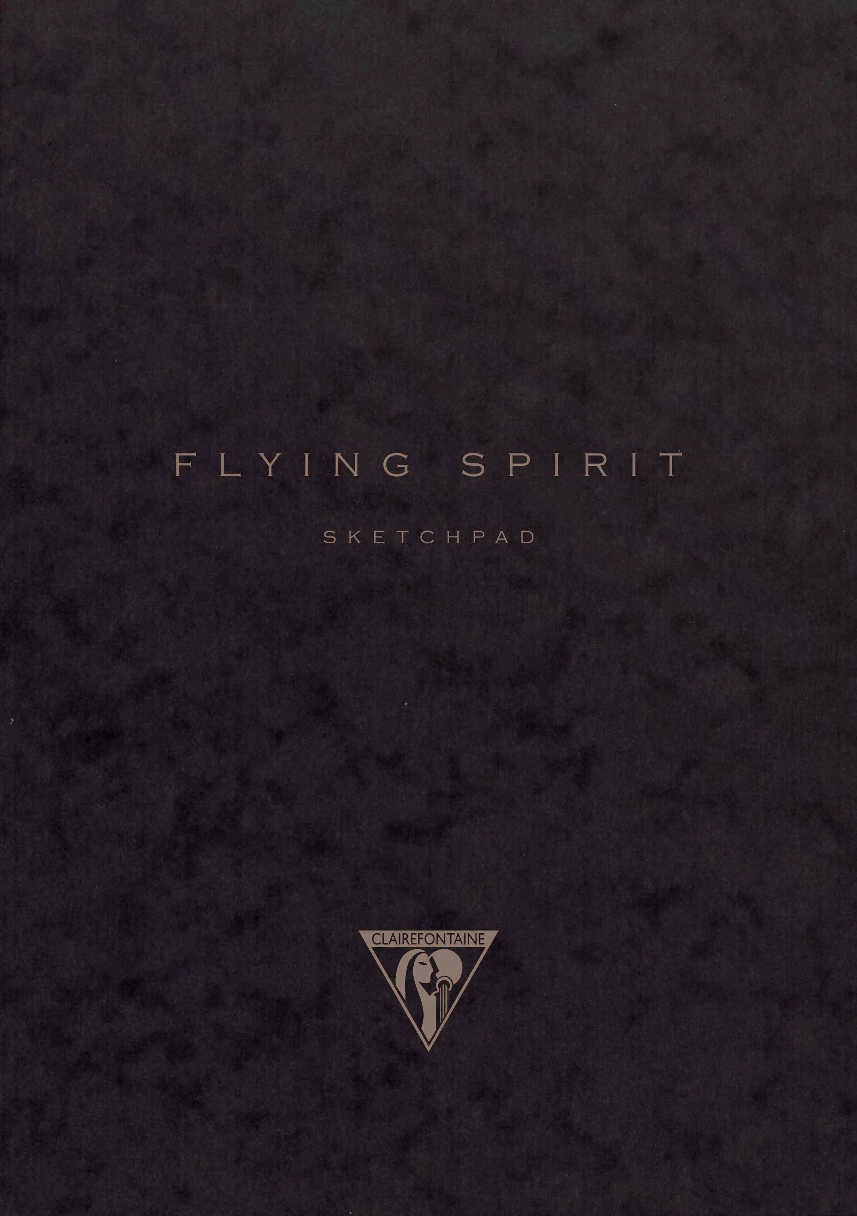 Clairefontaine 5x Heft gekeimt 90g 19x25cm 60 Blatt - Schwarz 930020C