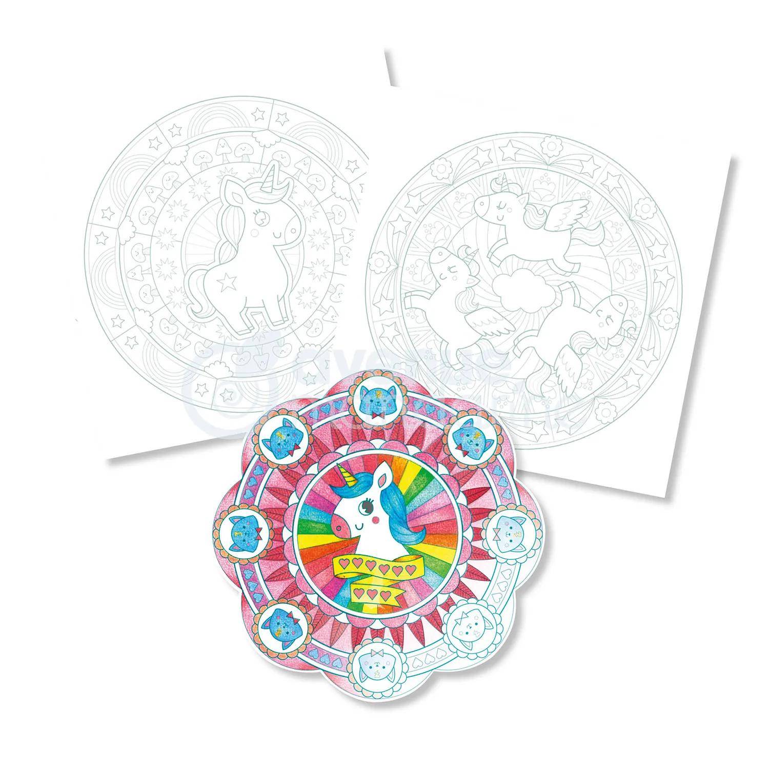 Avenue Mandarine 5x Graffy Pop Mandala, Magie - Mehrfarbig GY071C