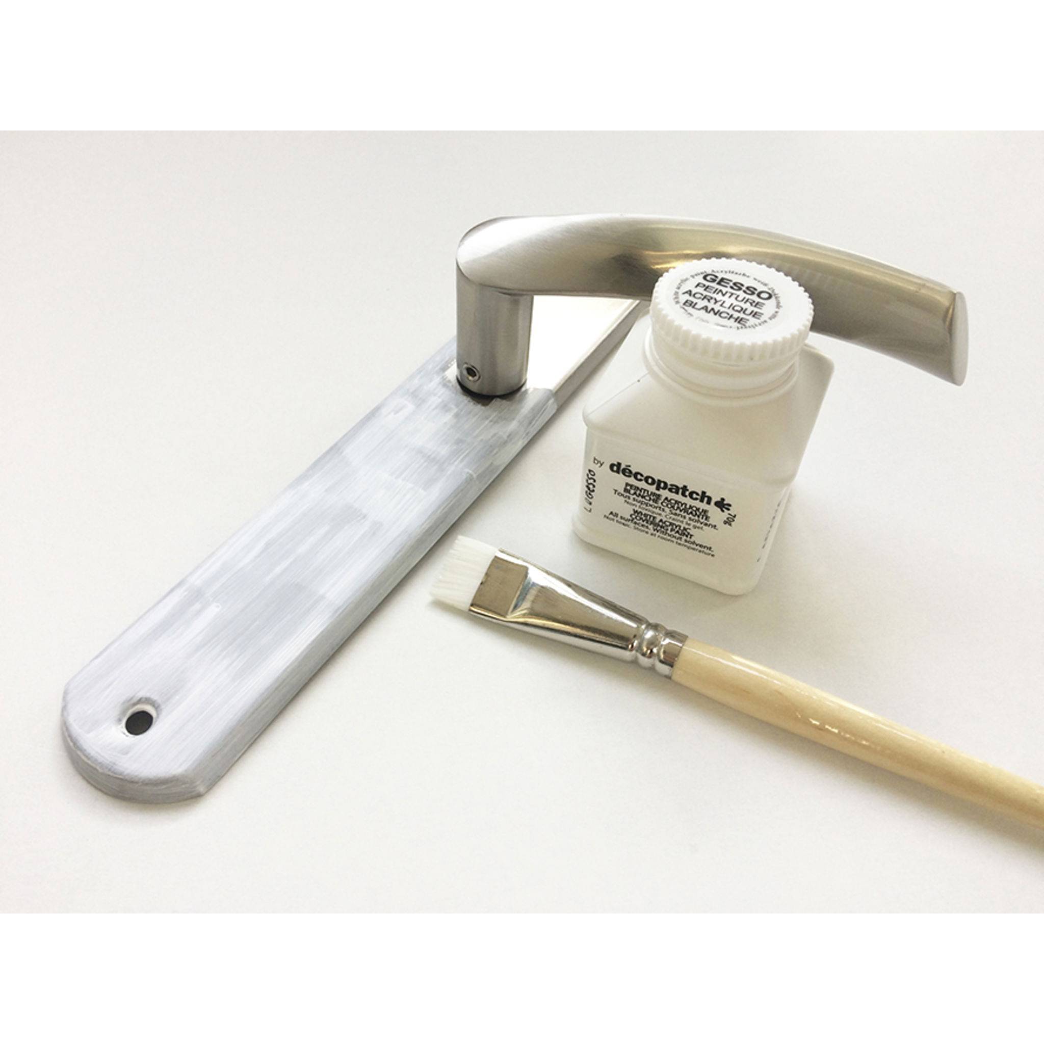 Décopatch 60x Gesso 70g , weiße Acrylfarbe, FR/EN/DE/NL/IT/SE/AR - Weiß GE70AO