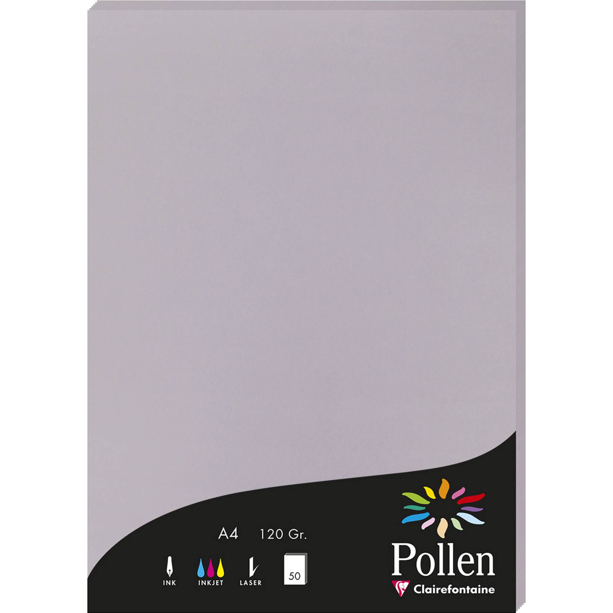 Pollen 10x Papier A4 Pollen 120g 50 Blatt - Koalagrau 4232C