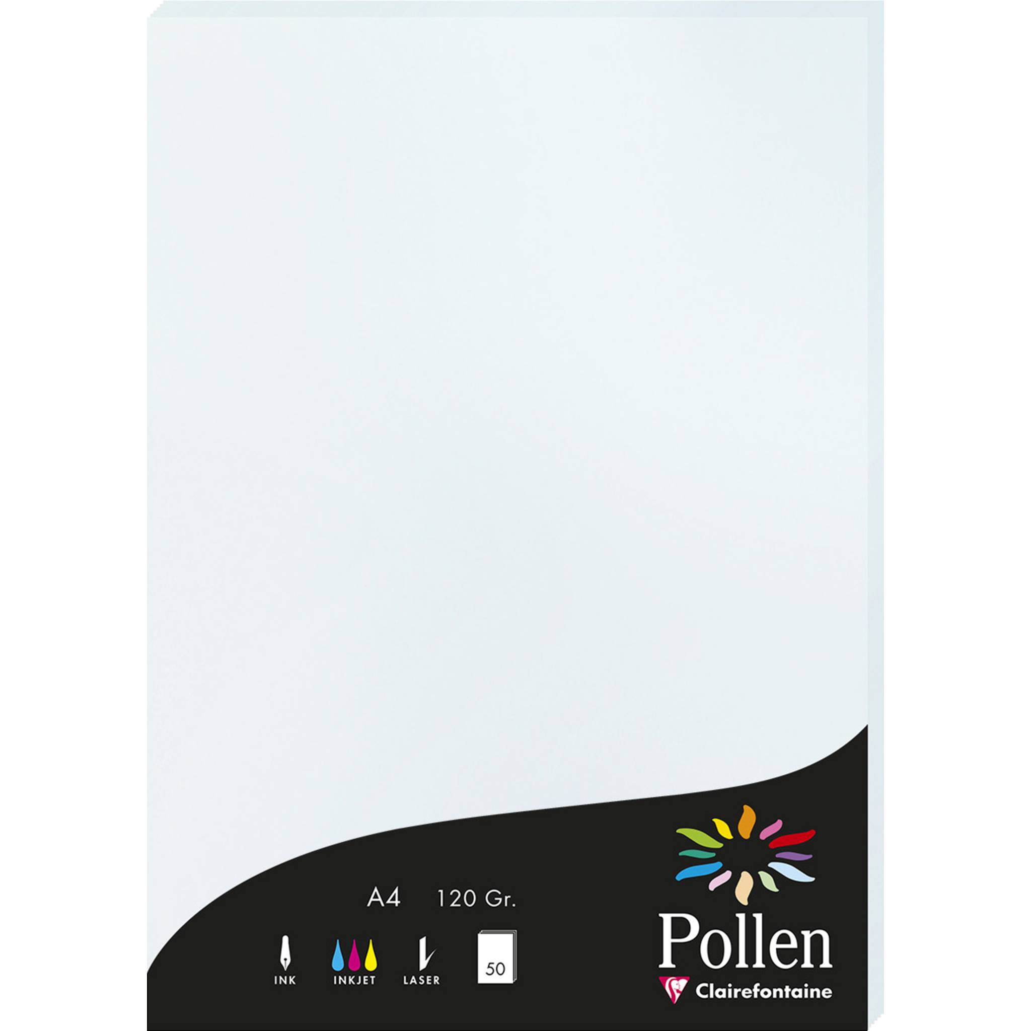 Pollen 10x Papier A4 Pollen 120g 50 Blatt - Blau 4201C