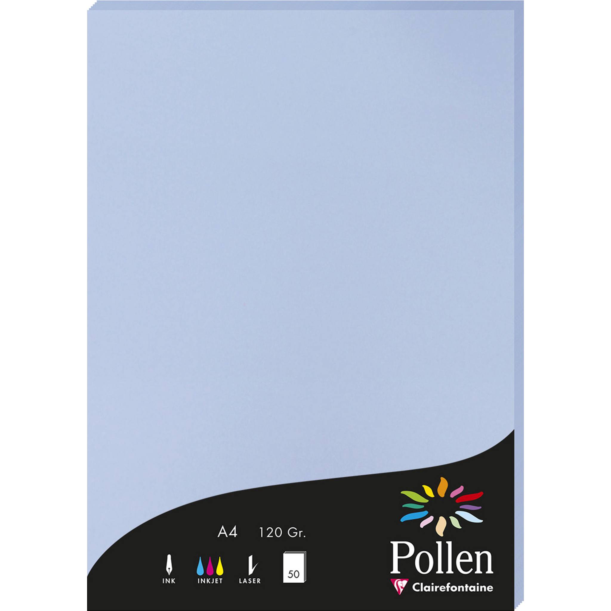 Pollen 10x Papier A4 Pollen 120g 50 Blatt - Lavendelblau 44238C