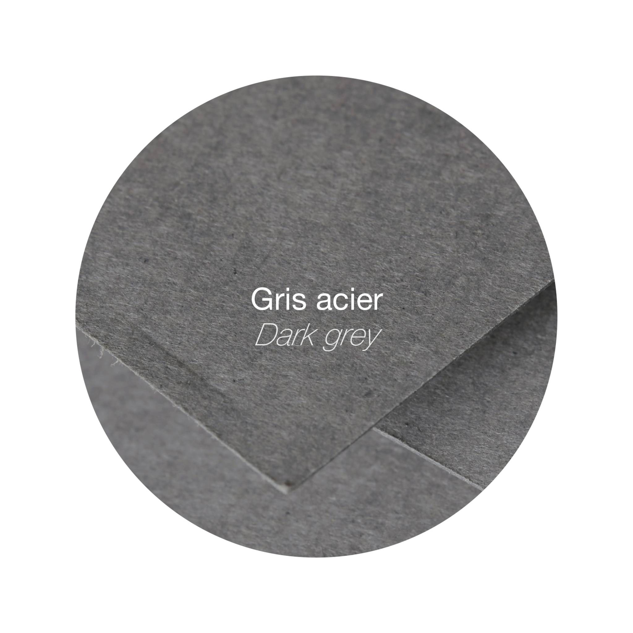 Pollen 10x Packung mit 25 Blatt Pollen A4 210x297 210g/m2 - Stahlgrau 24283C