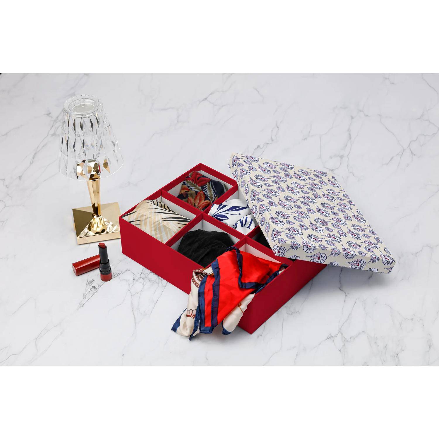 Clairefontaine 2x Box mit Fächern 29x21x8,5 cm 6 herausnehmbare Fächer 812445C