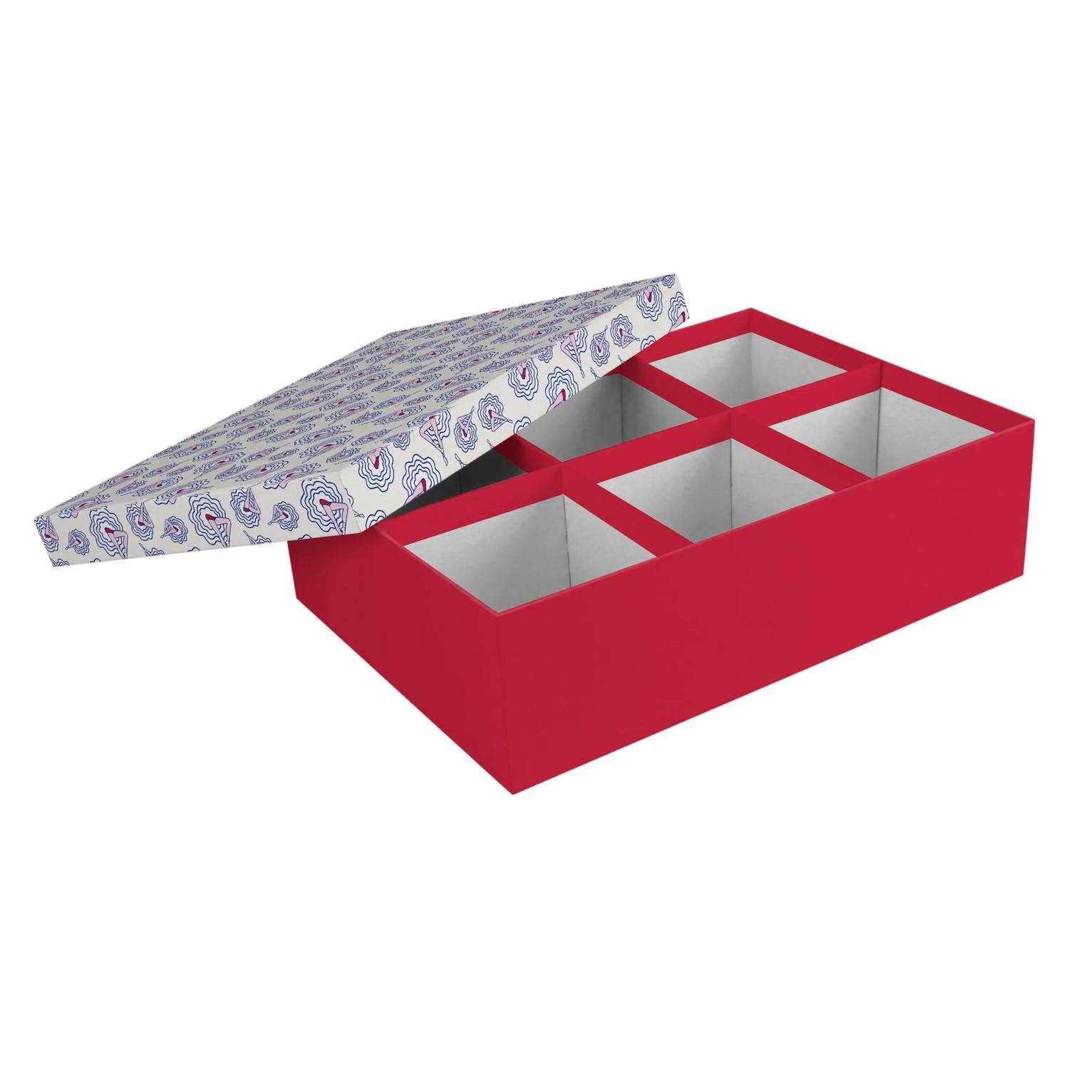 Clairefontaine 2x Box mit Fächern 29x21x8,5 cm 6 herausnehmbare Fächer 812445C