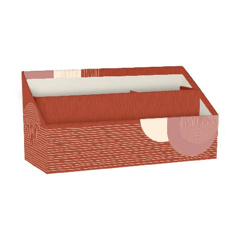 Clairefontaine 4x Terracotta, Briefablage 25x10x14 cm 116077C