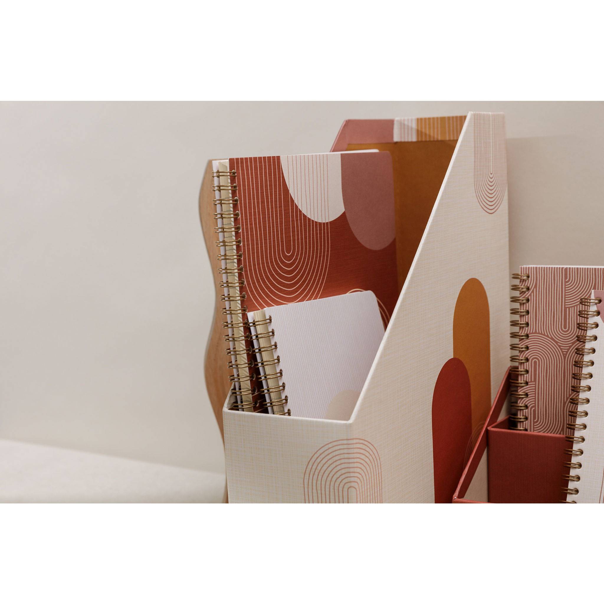 Clairefontaine 4x Terracotta, Stehsammler 25x10x32,5cm 116072C
