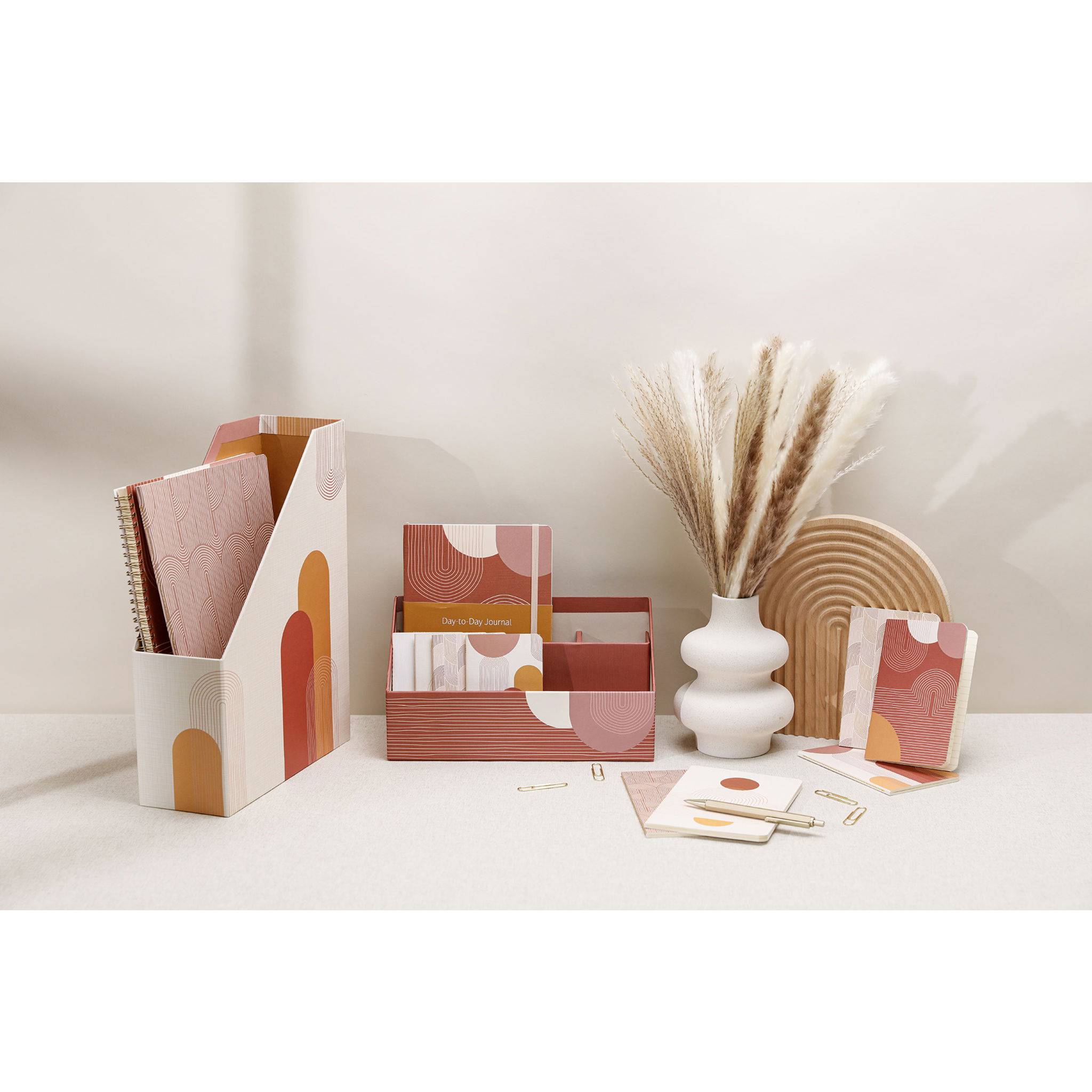 Clairefontaine 4x Terracotta, Stehsammler 25x10x32,5cm 116072C