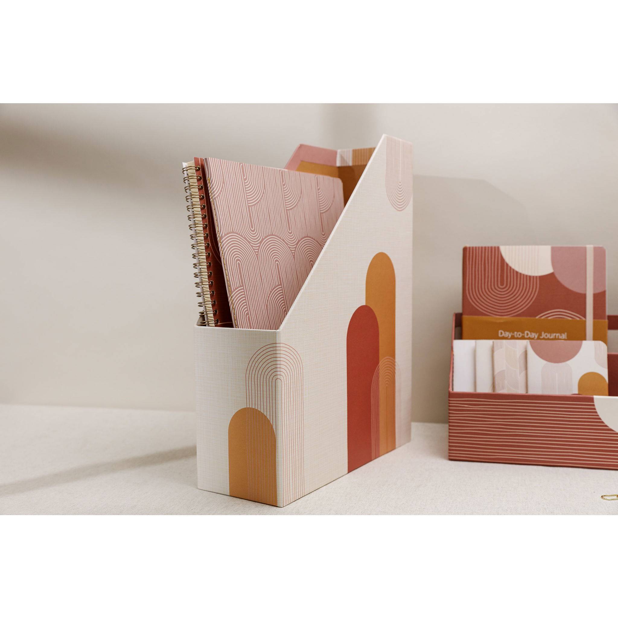 Clairefontaine 4x Terracotta, Stehsammler 25x10x32,5cm 116072C