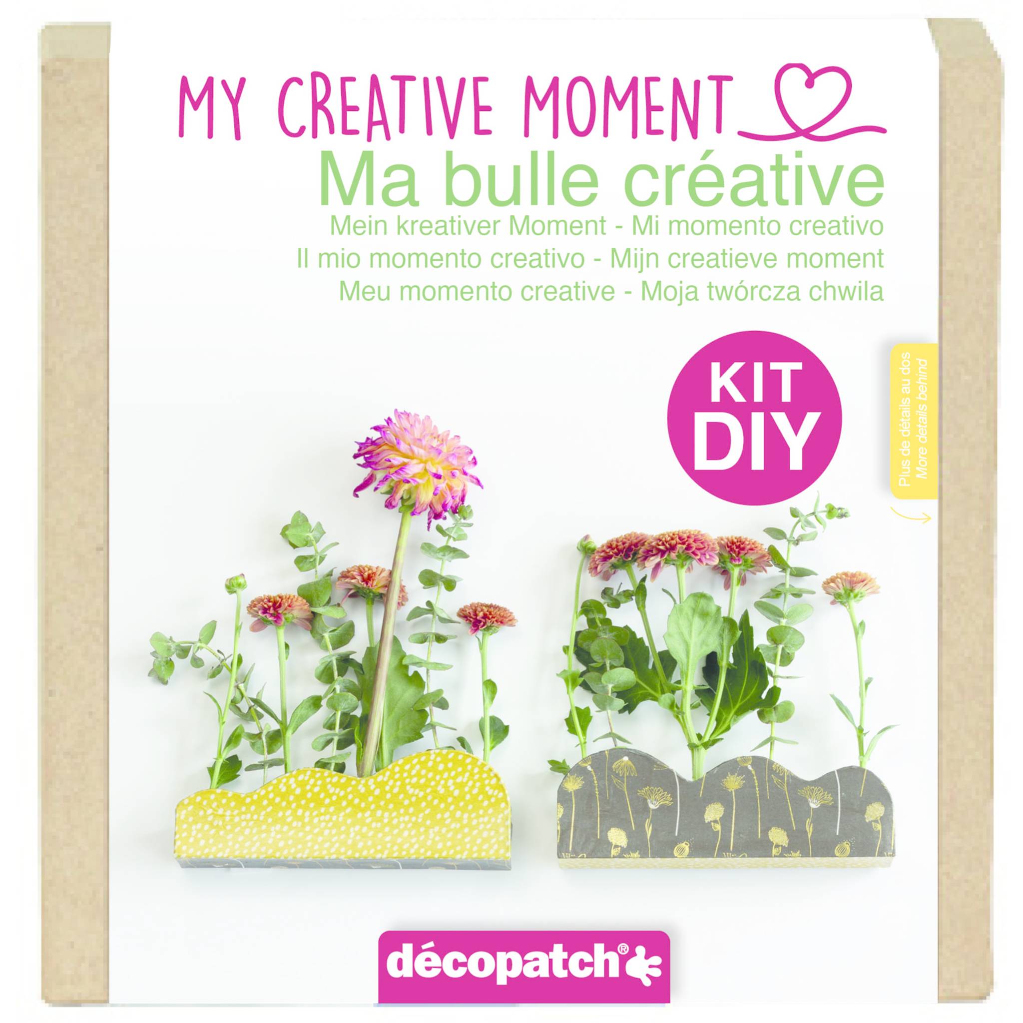 Décopatch 5x - Mini-Set Blumenregale KIT044C