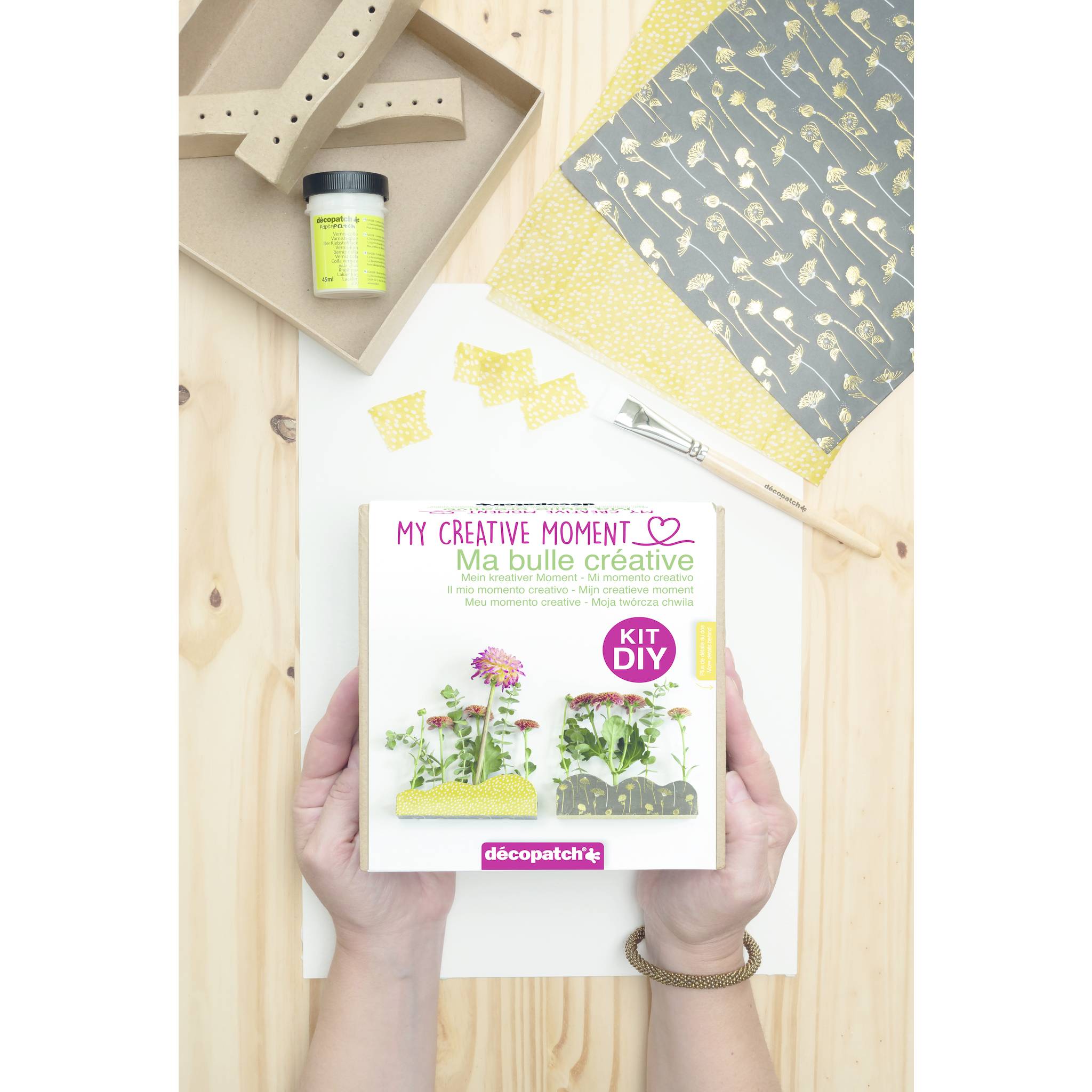 Décopatch 5x - Mini-Set Blumenregale KIT044C
