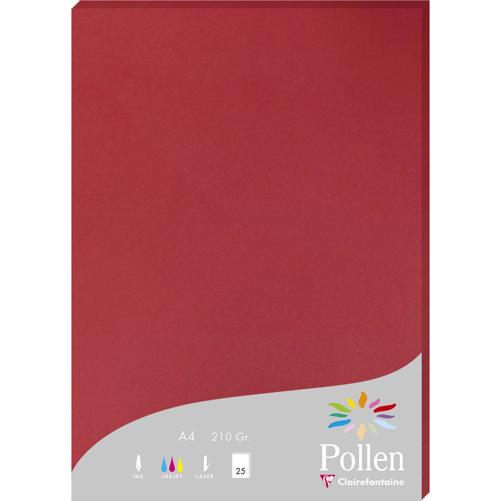 Pollen 10x Packung mit 25 Blatt Pollen A4 210x297 210g/m2 - Johannisbeere 24212C