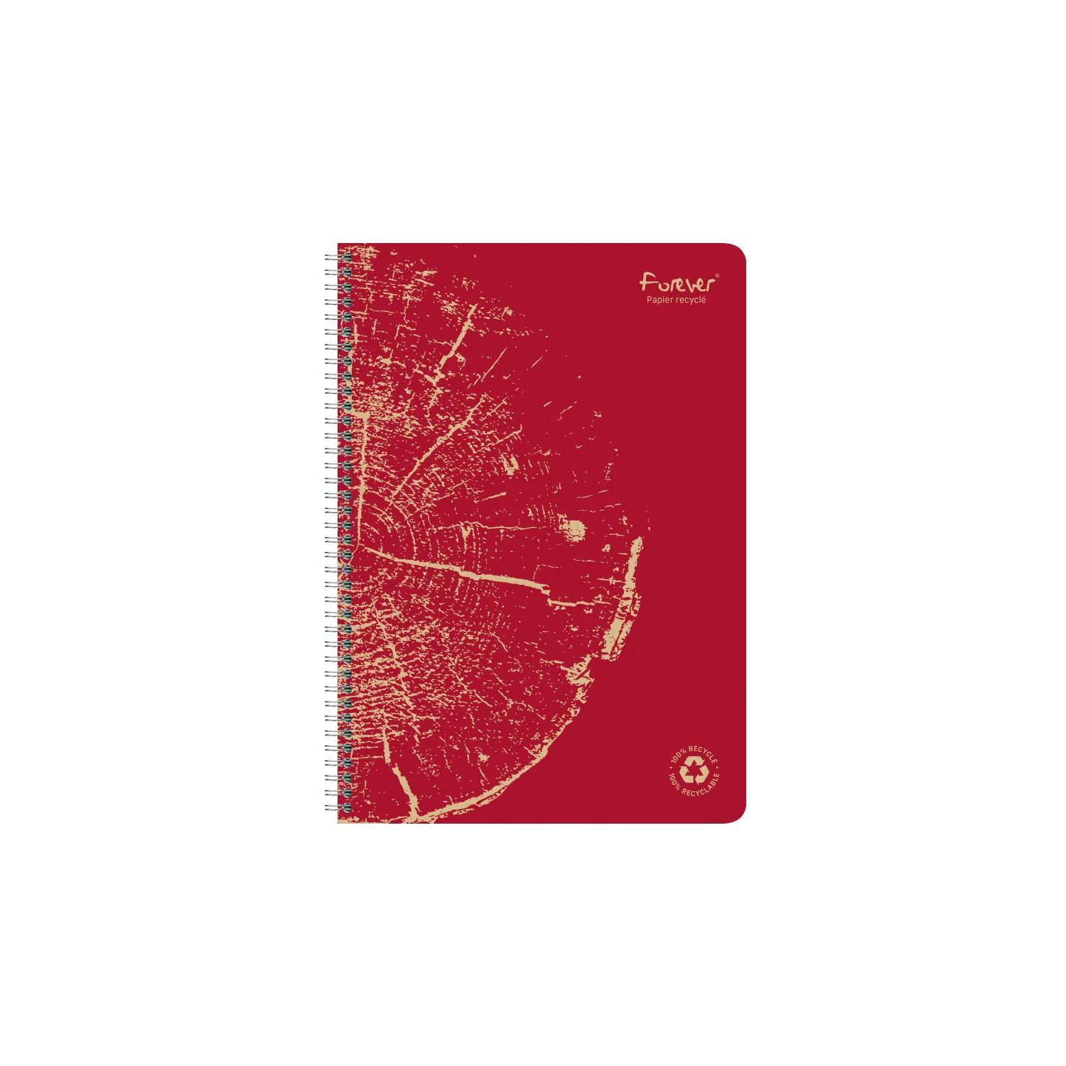 Forever 5x Forever Spiral A4 gn 90g 60Bl Seyes - Sortiert 68401C