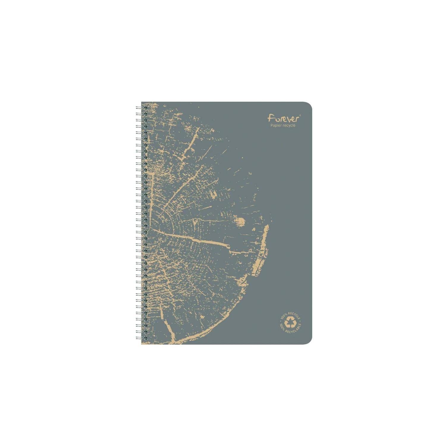 Forever 5x Forever Spiral A4 gn 90g 60Bl Seyes - Sortiert 68401C