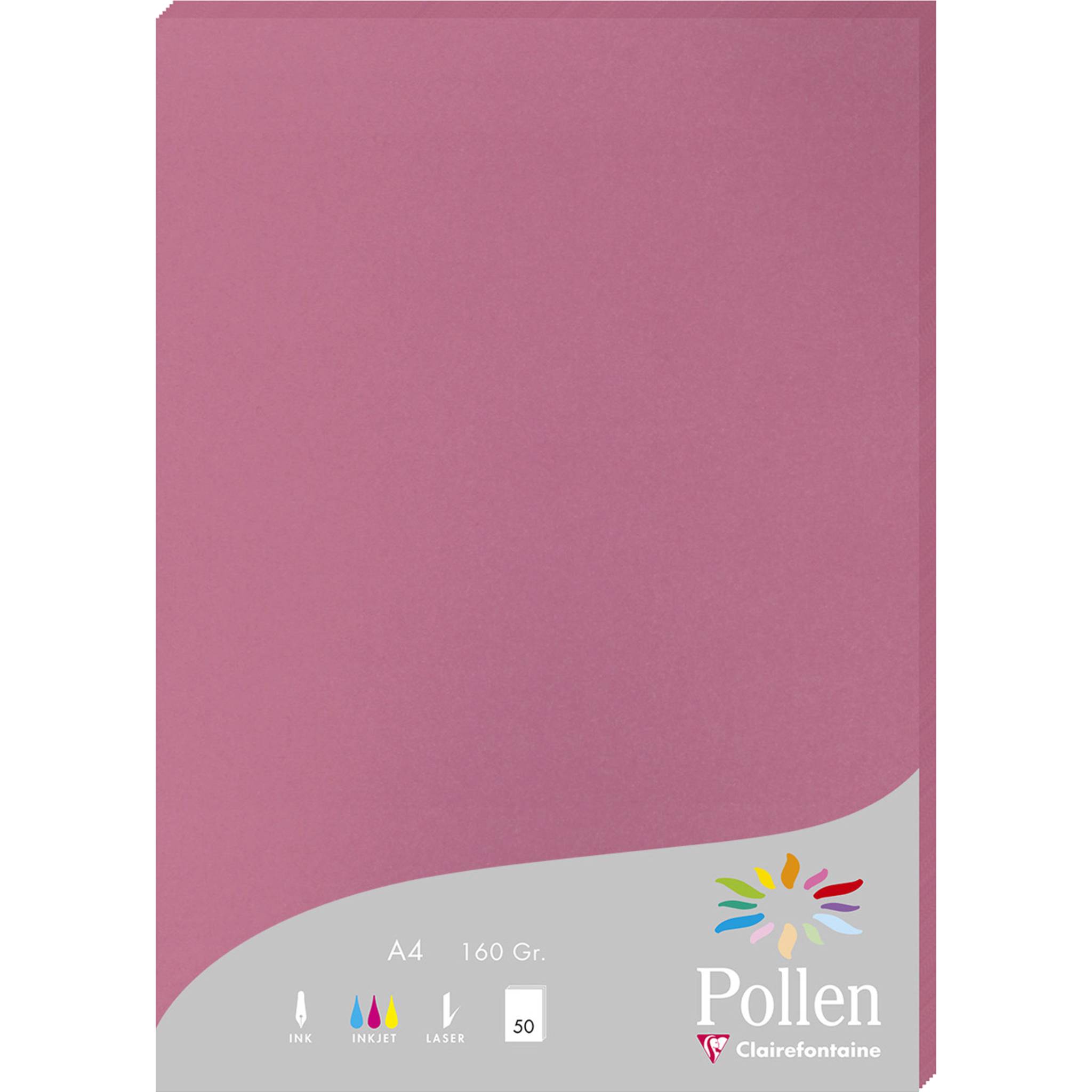 Pollen 10x Papier A4 Pollen 160g 50 Blatt - Hortensienrosa 144281C