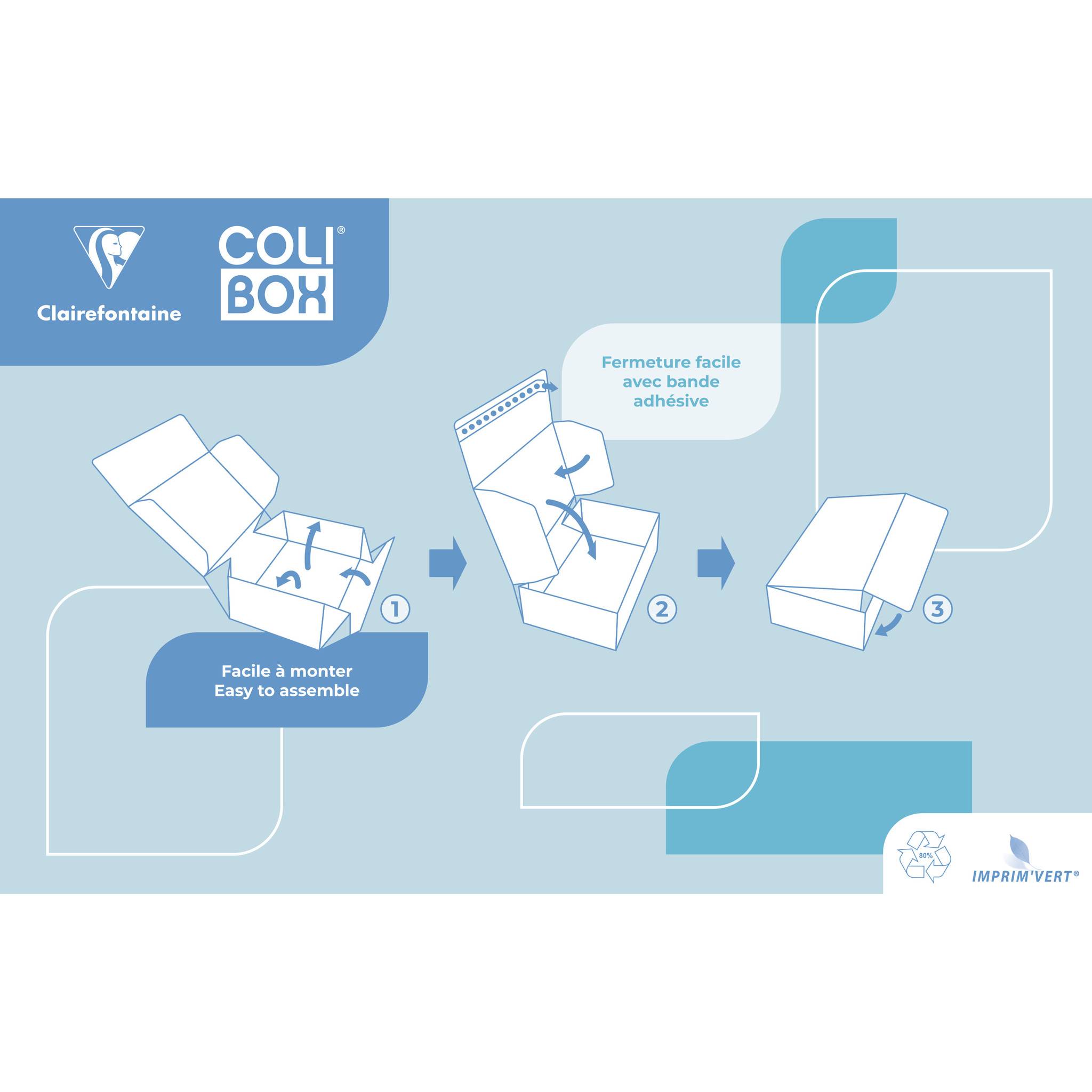 Clairefontaine 10x COLIBOX 240X155X80 7012C