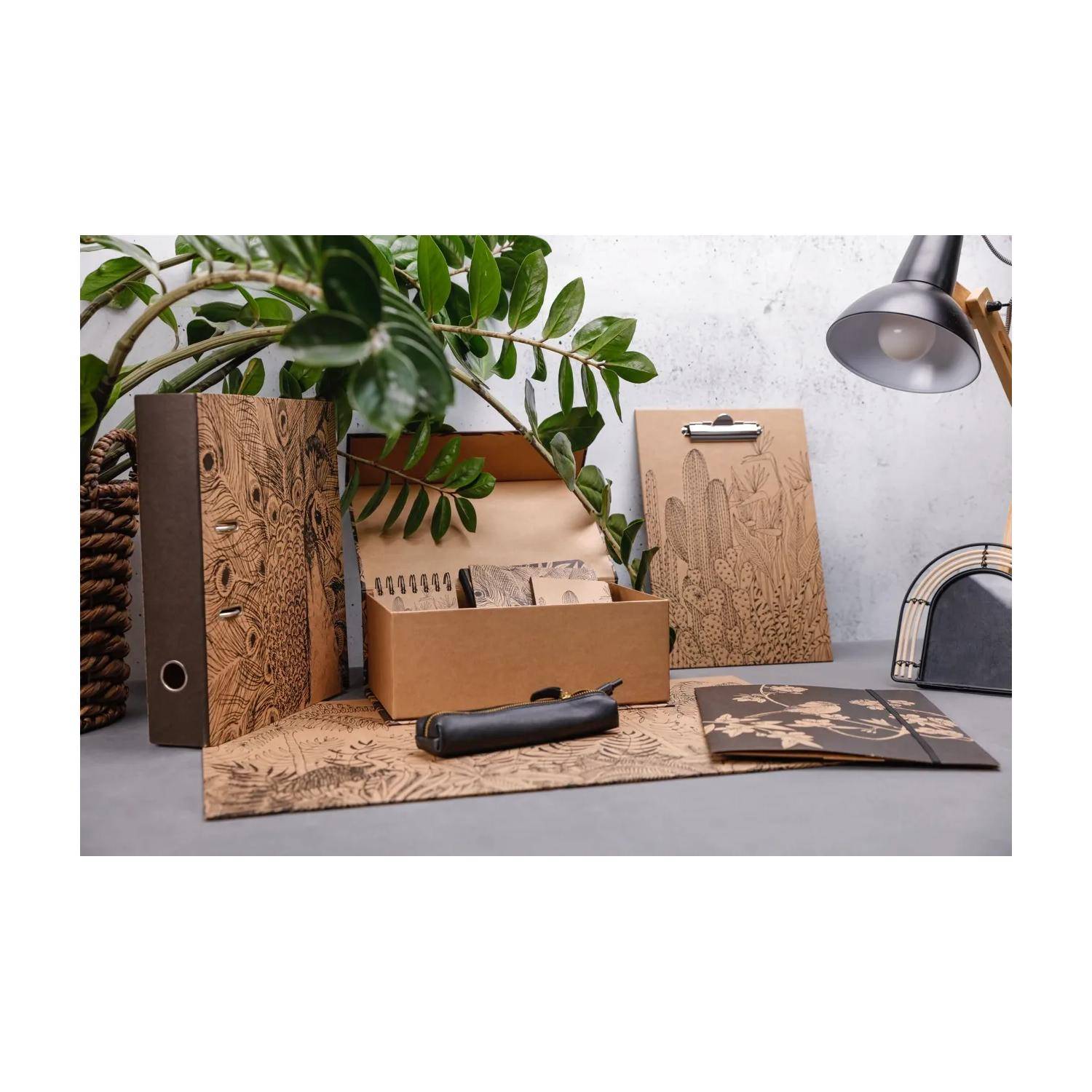 Clairefontaine 2x Rechteckige Box 29,8x17,8x10,8 cm magnetische Klappe 116055C