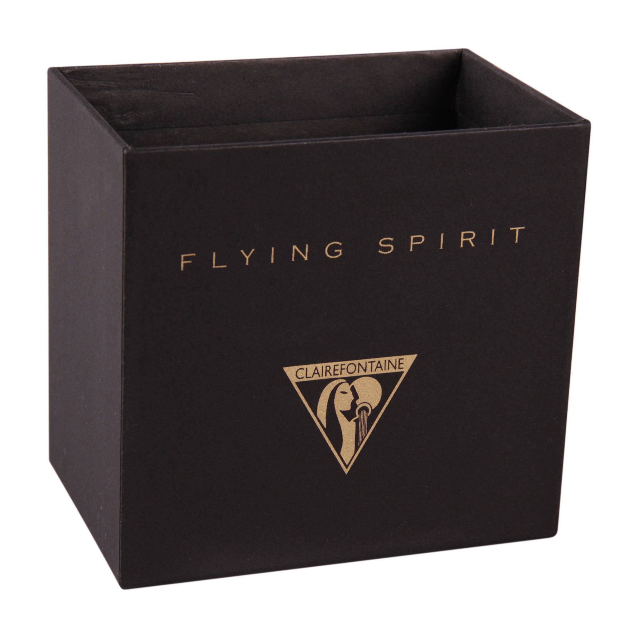 Clairefontaine 2x tragbare Box für Schreibaccessoires 22x14x19cm Schwarz 116031C