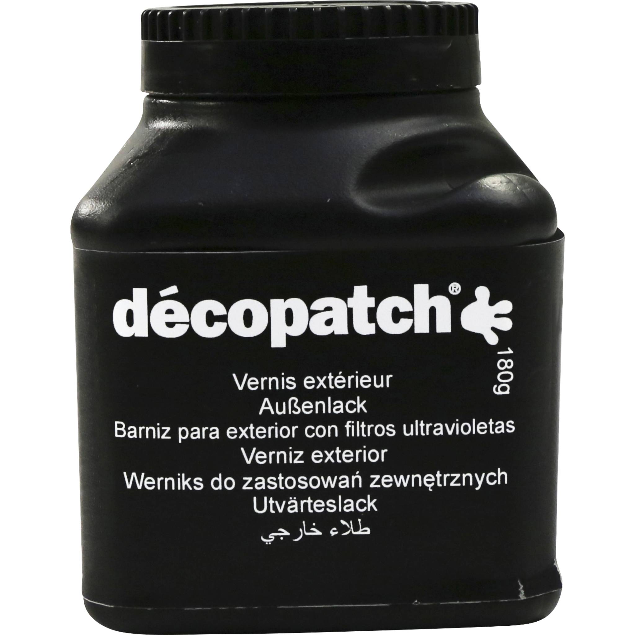 Décopatch 12x Außenlack 180ml FR/DE/ES/PT/PL/SE/AR - Wassergrün VAUV180AO