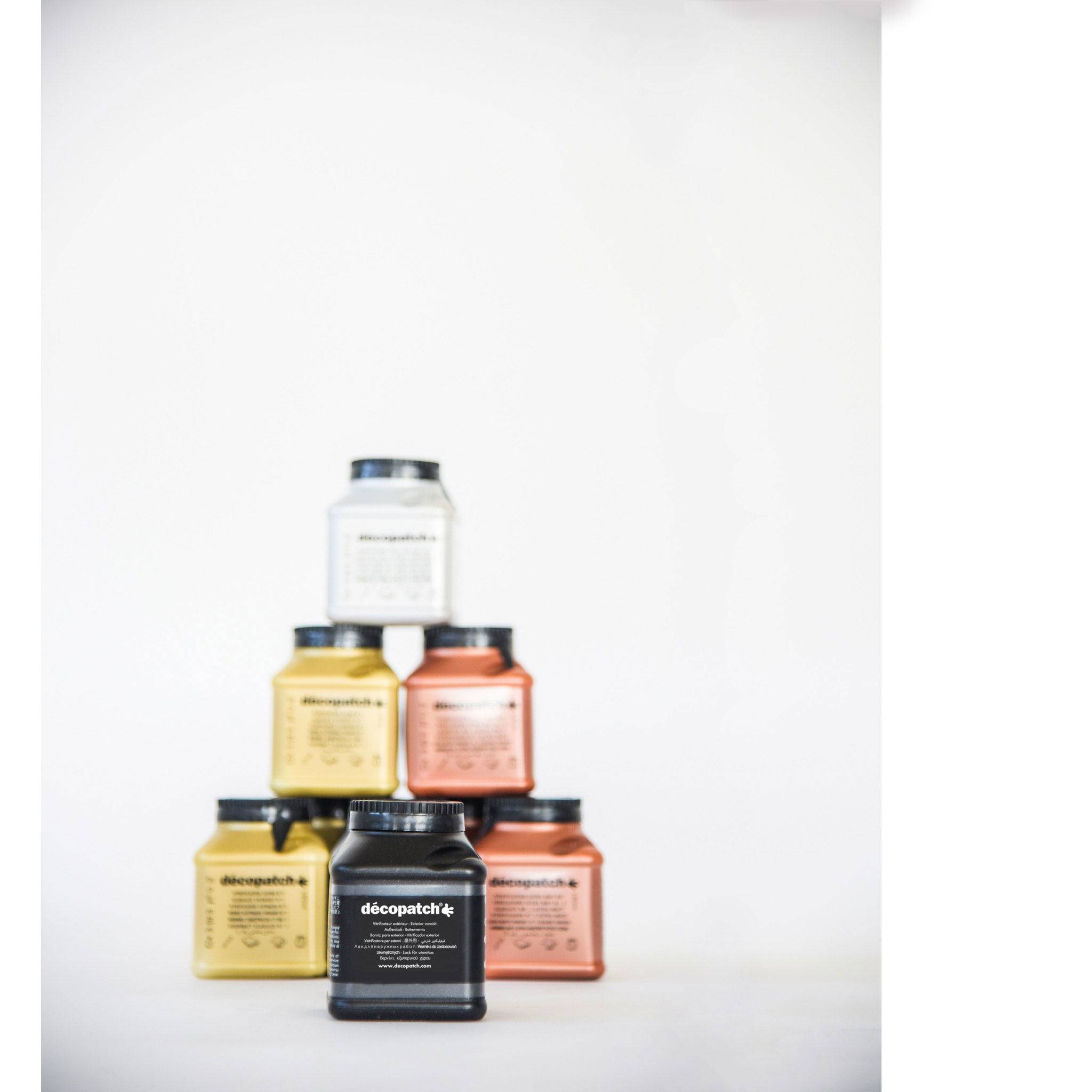 Décopatch 12x Außenlack 180ml FR/DE/ES/PT/PL/SE/AR - Wassergrün VAUV180AO