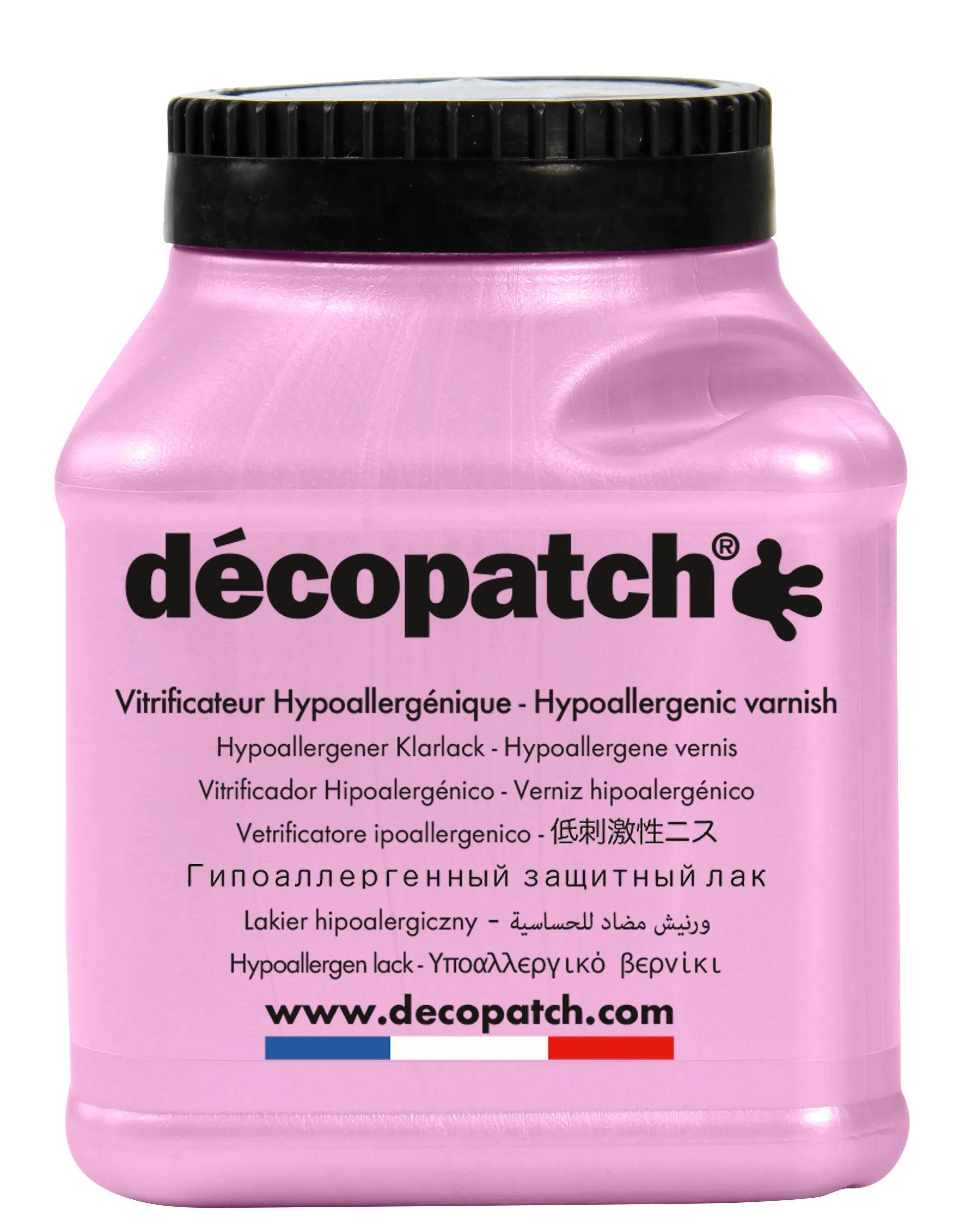 Décopatch 12x Hypoallergener Klarlack 180 ml VAHY180AC