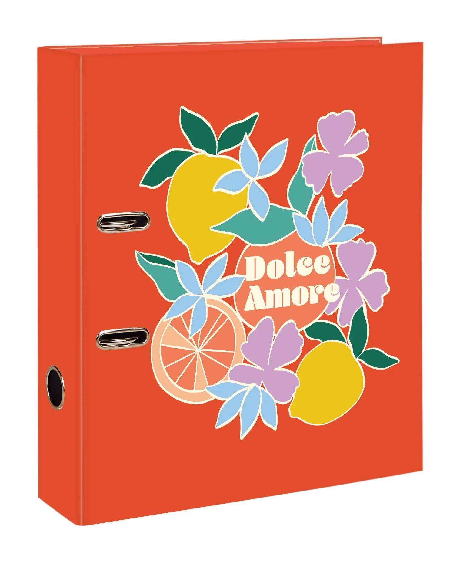 Clairefontaine 4x Dolce Amore, Ordner A4, Rückenbreite 7 cm 116276C
