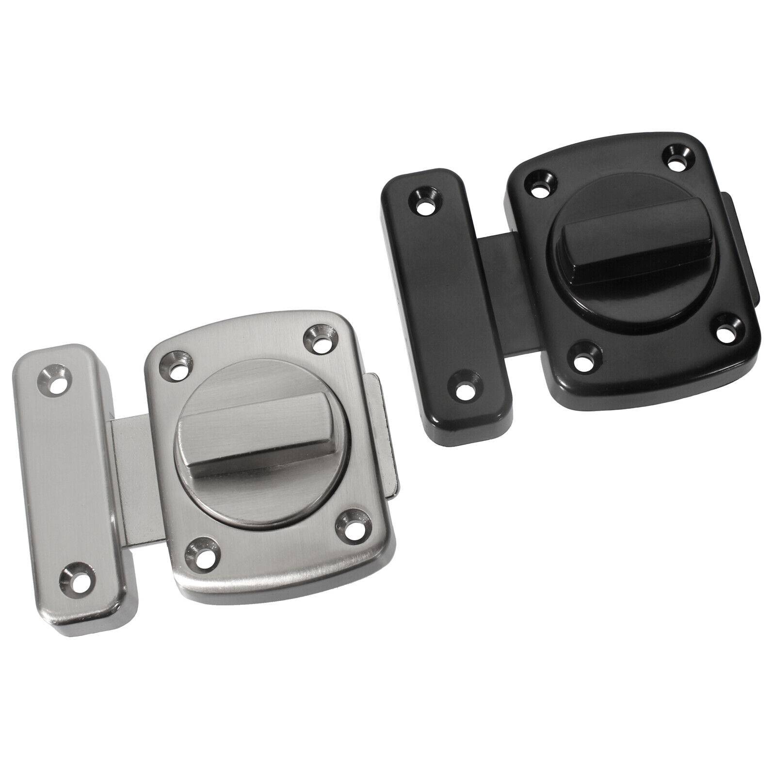 Großer Stabiler Drehriegel Türriegel Schubriegel Riegel Toilettenriegel Tür Türe Schwarz
