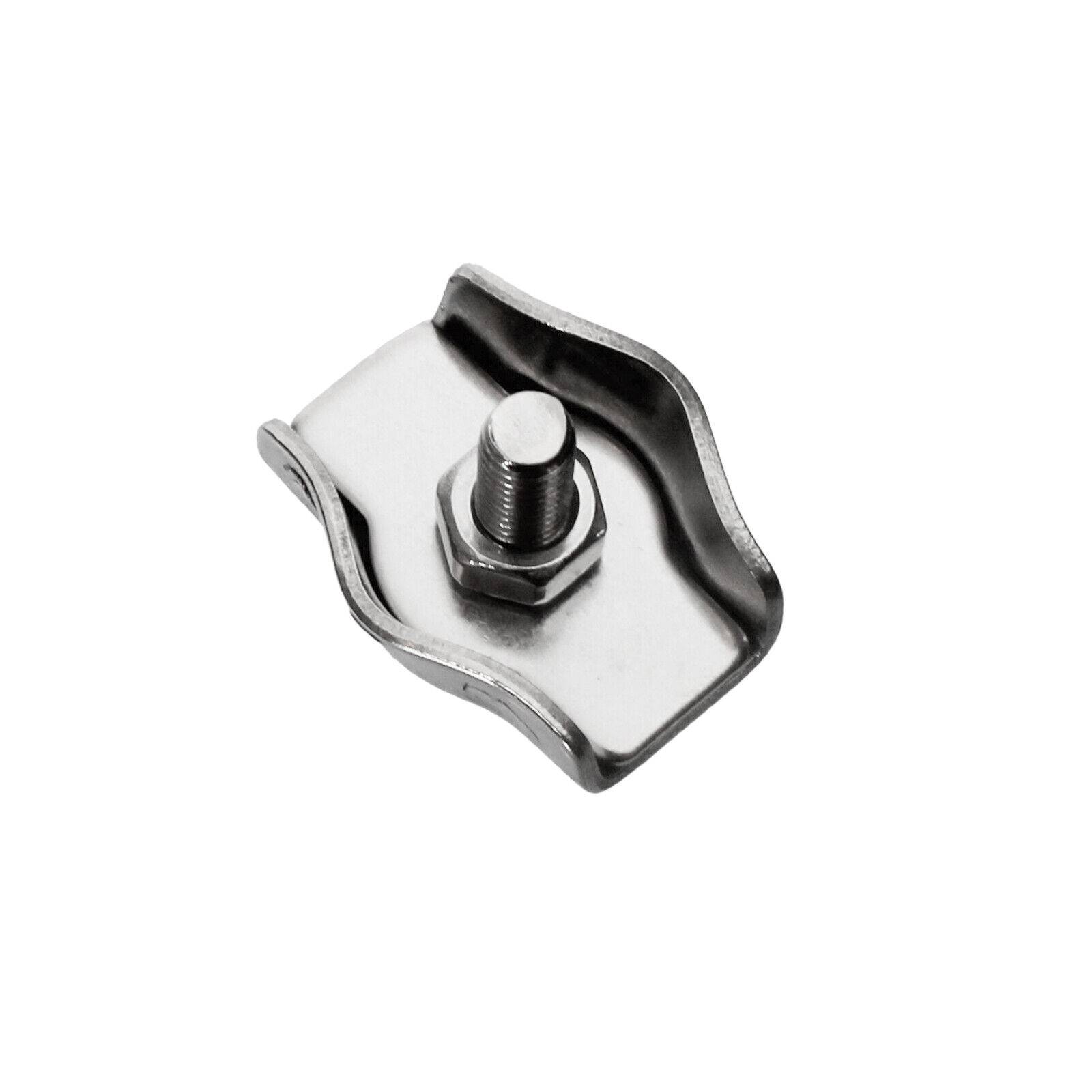 Drahtseilklemmen Seilklemmen Stahlseil Seil Klemme Simplex Duplex Bügel Kausche Simplex Klemme 4mm