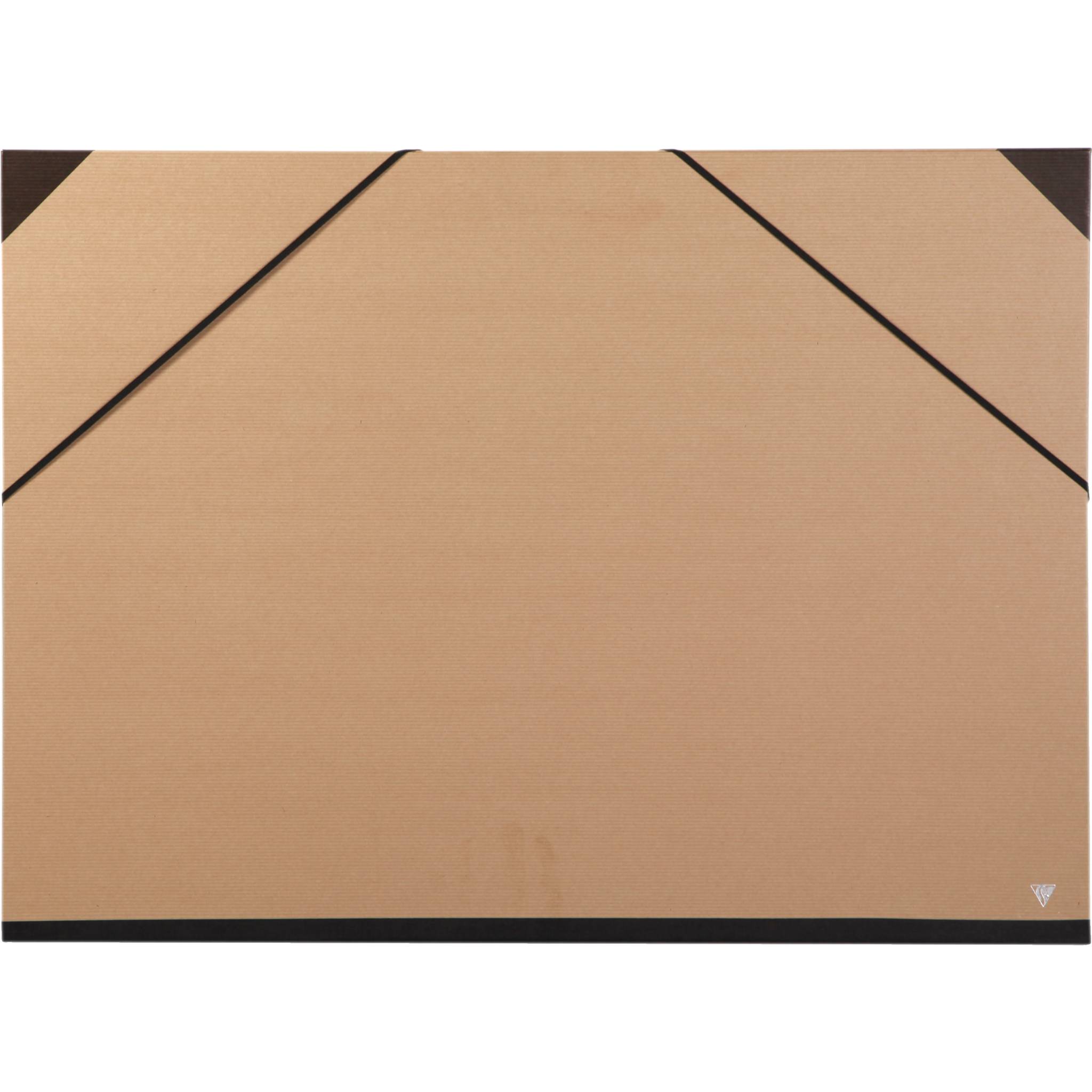 Clairefontaine 5x Zeichenmappe Kraft, 52x72 cm 50x70cm Braun 44400C