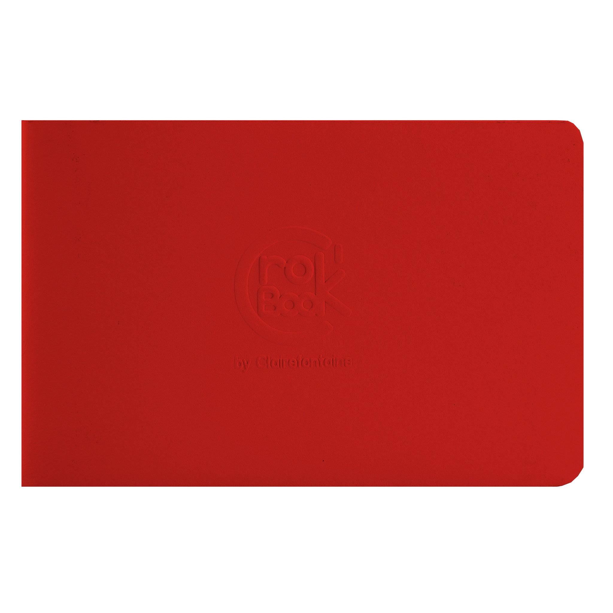 Clairefontaine 10x Skizzenheft 17x11cm, 24 Blatt weiß Rot 60341C