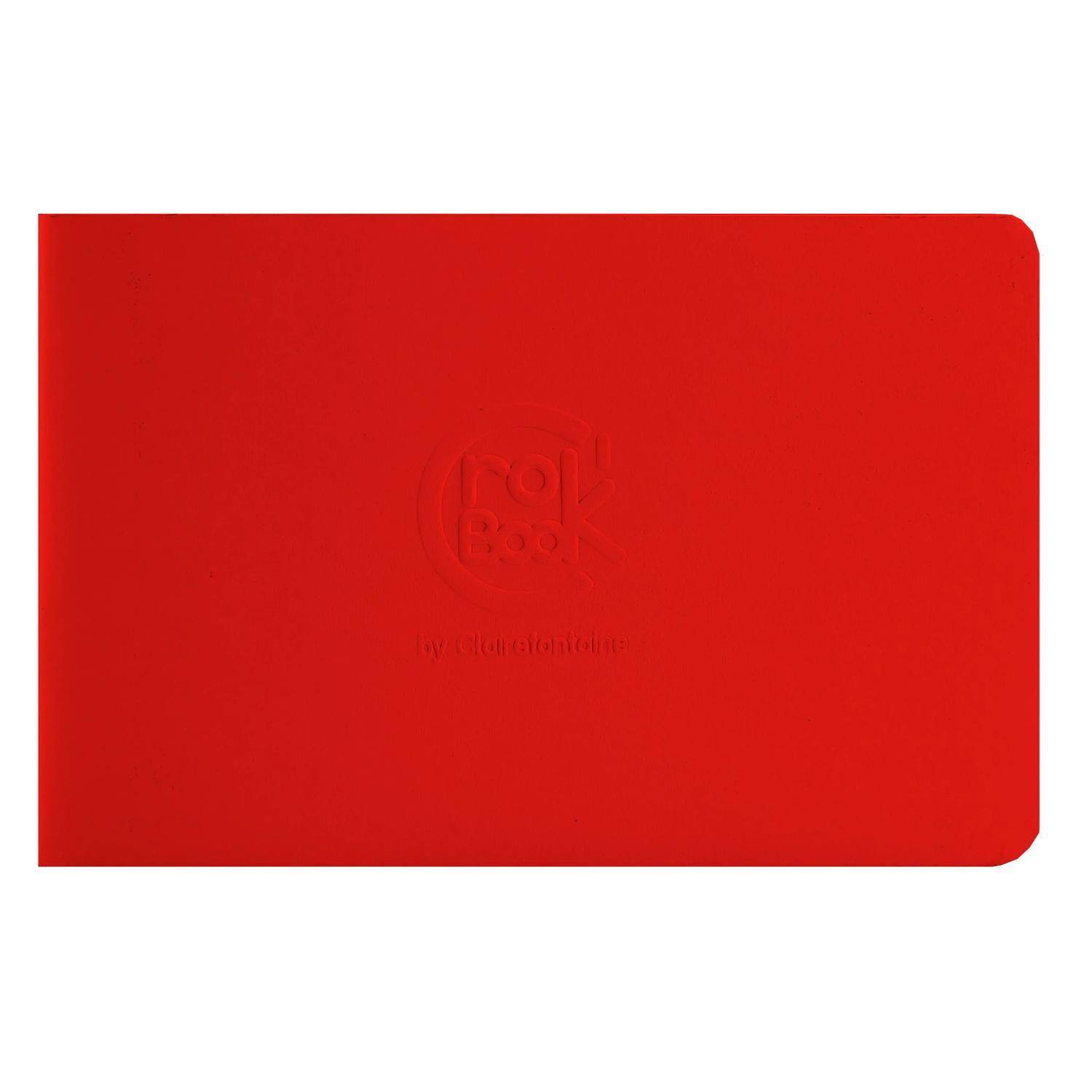 Clairefontaine 10x Skizzenheft 17x11cm, 24 Blatt weiß Rot 60341C